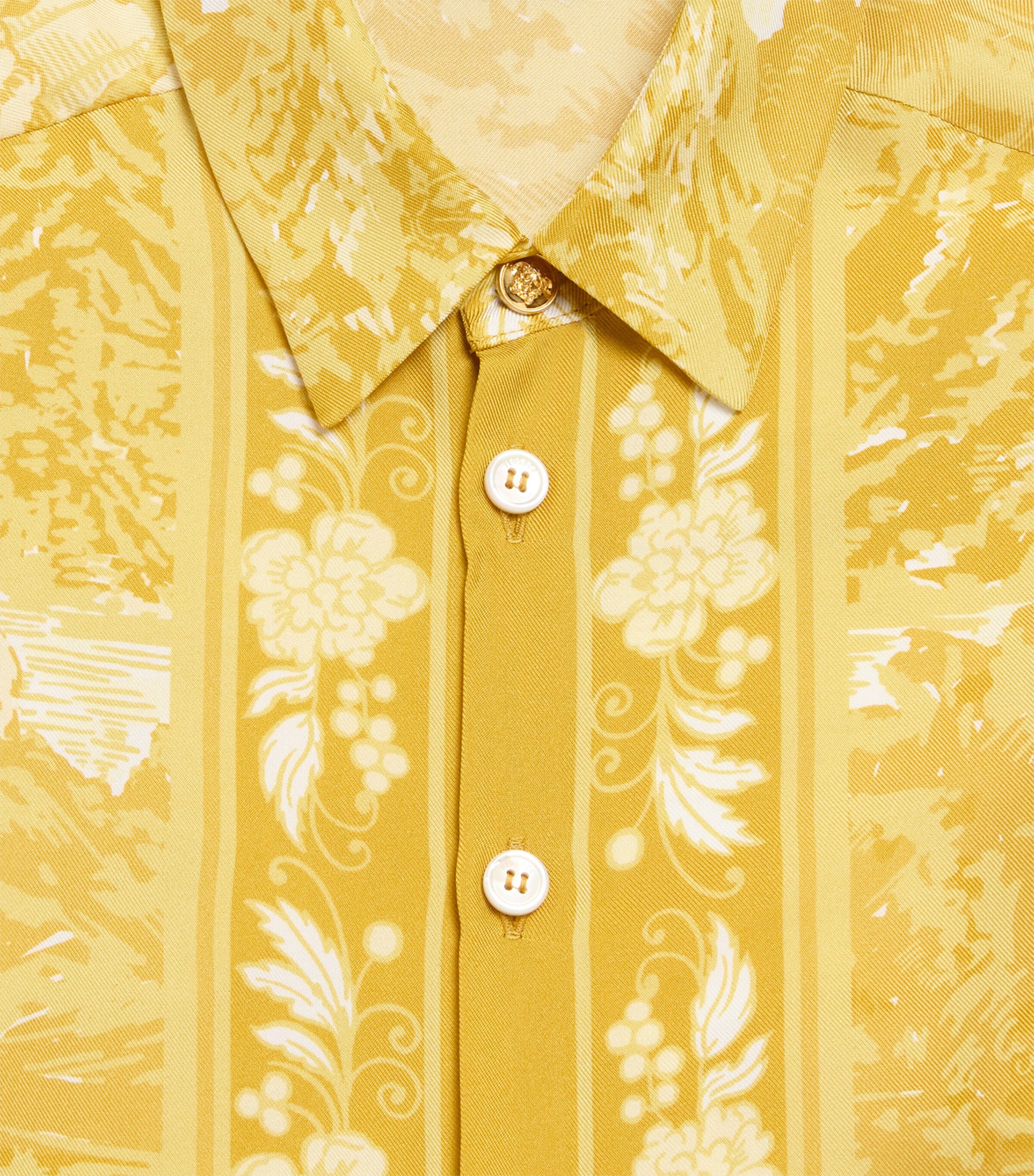 Versace Kids Silk Twill Grotto Shirt (4-14 Years) Image 3