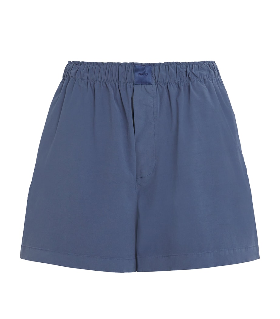 Cotton Poplin Shorts HARBOR Image 1