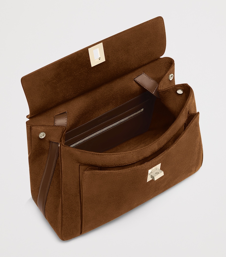 TOM FORD Womens Medium Suede Besace Shoulder Bag Eda Image 3