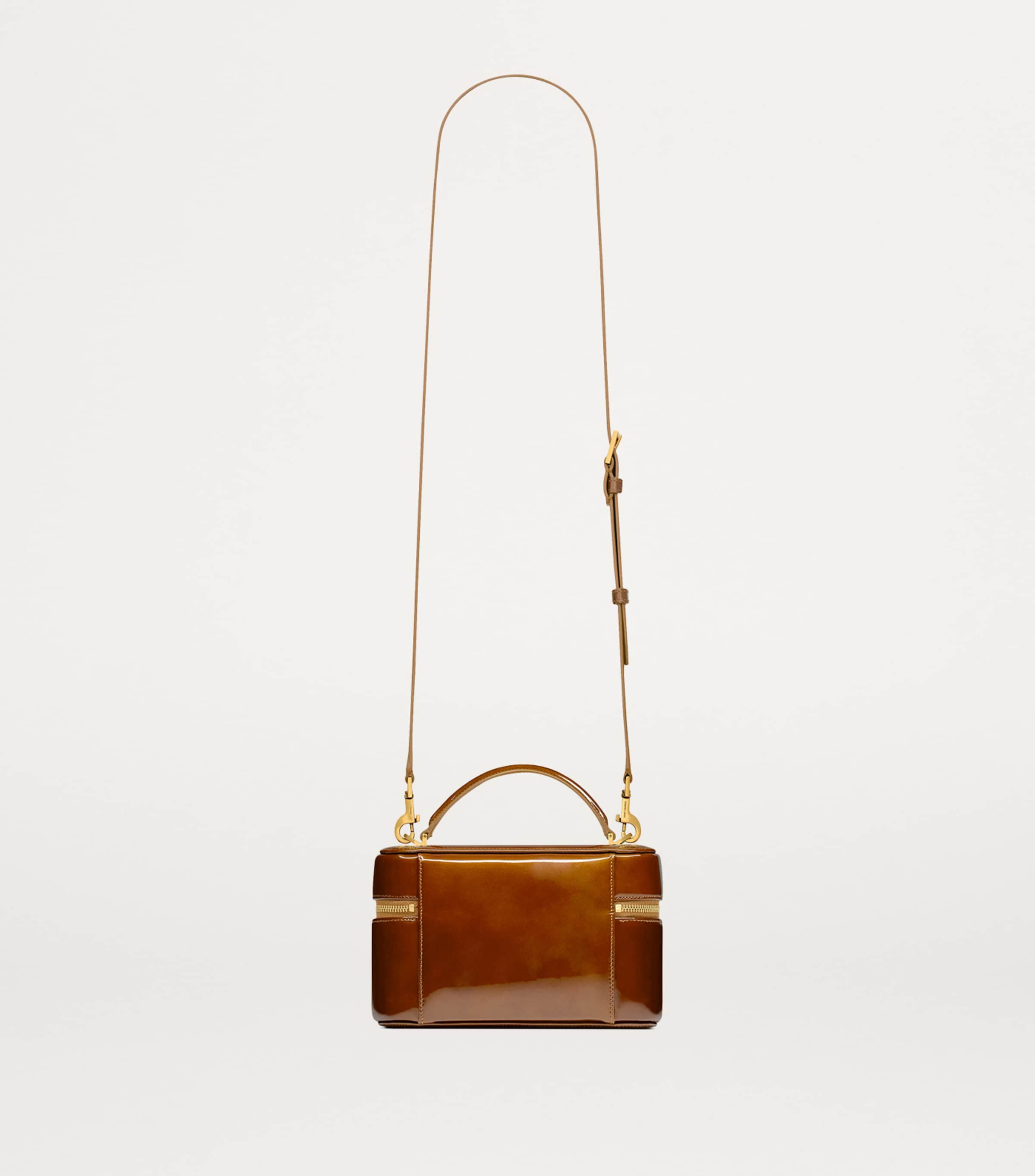 Mini Patent Leather Gaby Top-Handle Bag 2175 Image 2