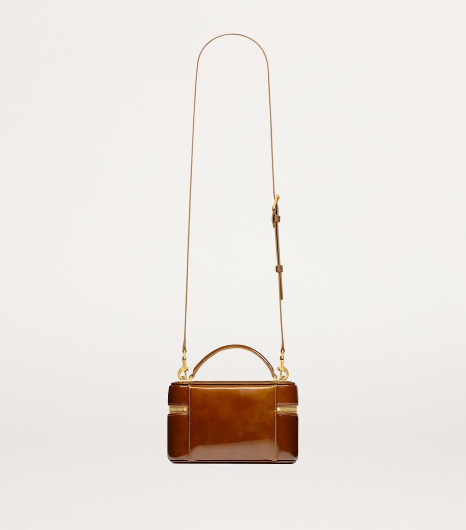 Mini Patent Leather Gaby Top-Handle Bag 2175 Image 2