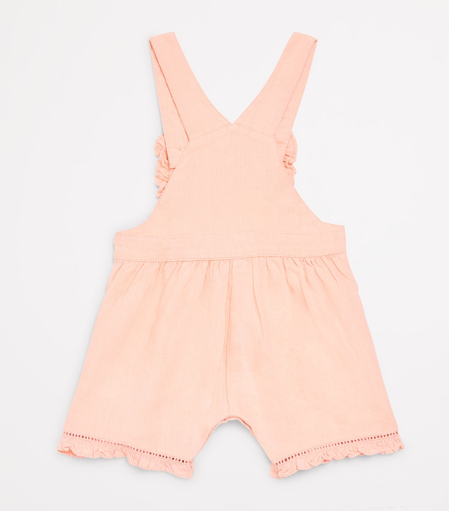 Linen Dungarees (3-36 Months) PIVOINE Image 2