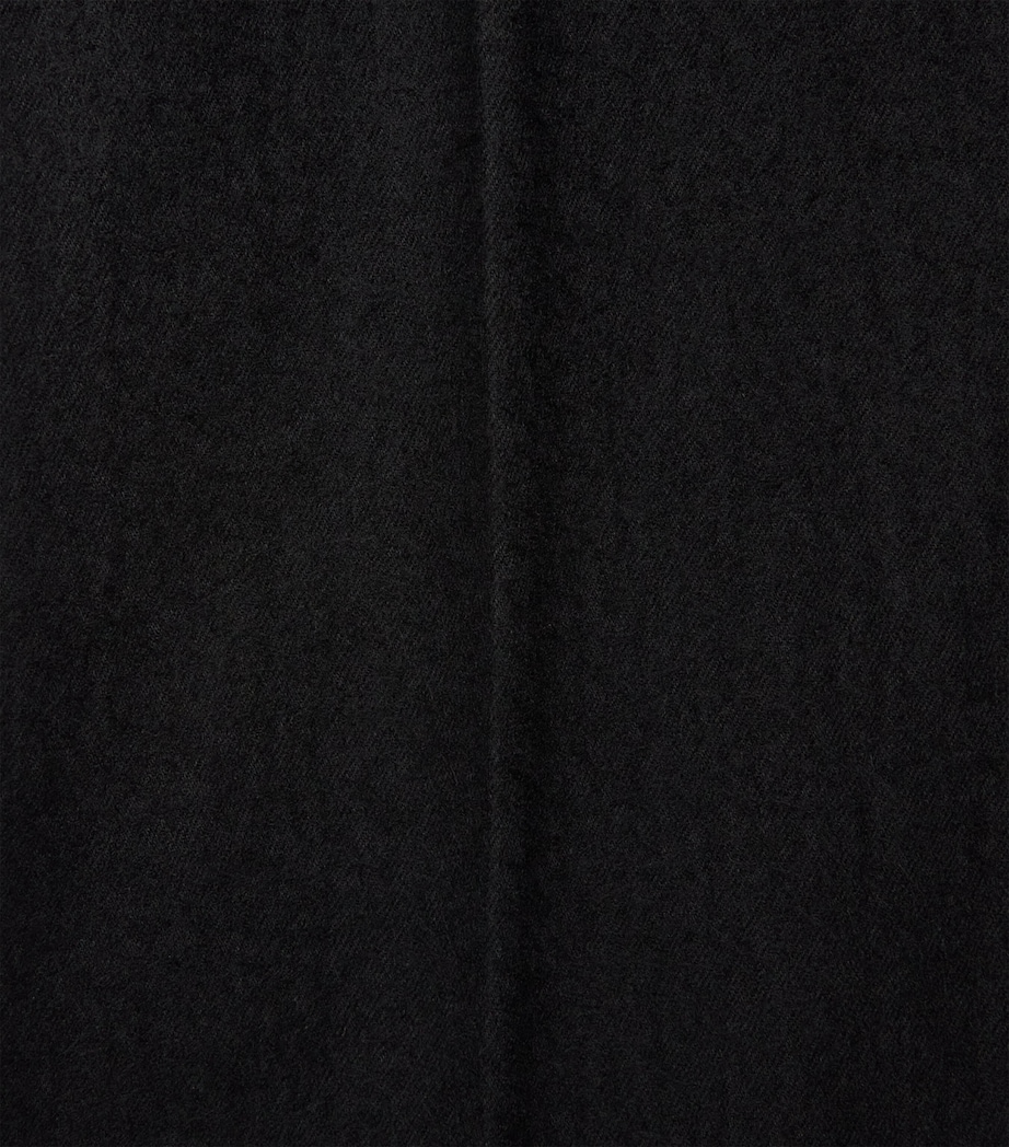Rick Owens Mens Cotton-Wool Dietrich Sweatpants Black Image 6