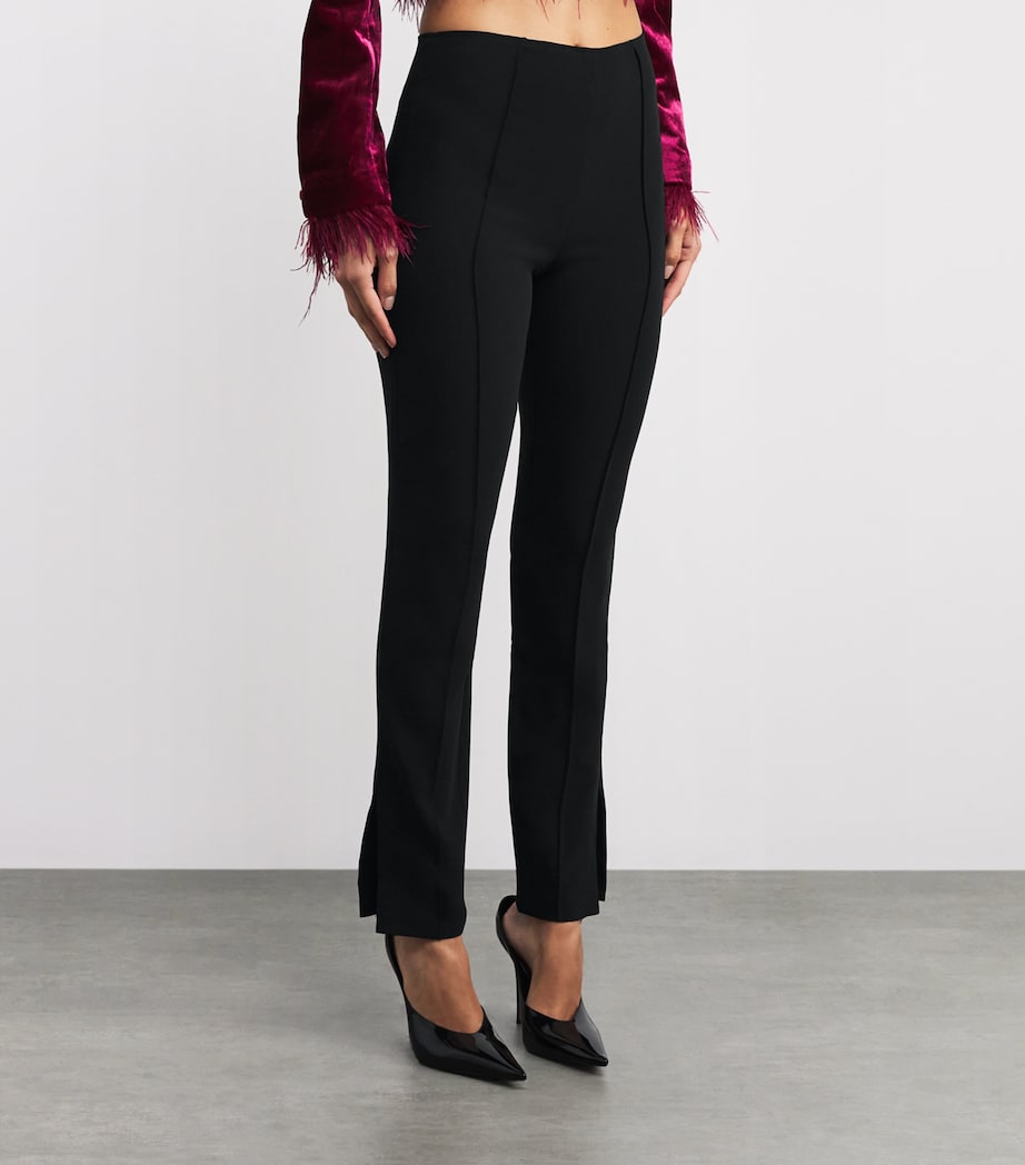 Crepe Brianne Tailored Trousers BLACK Image 3