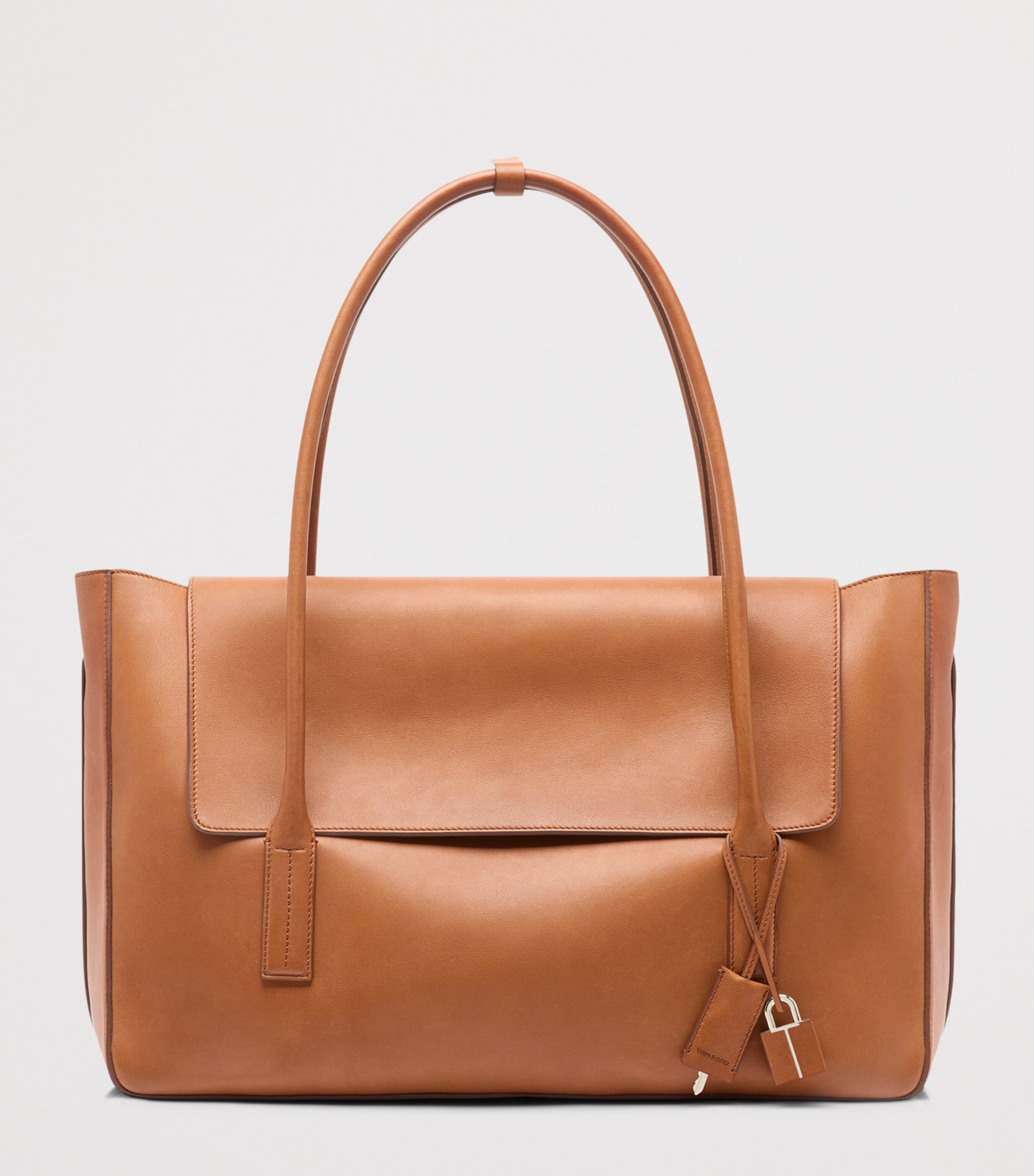 TOM FORD Womens Large Leather Eclipse Shoulder Bag Ebn Image 2