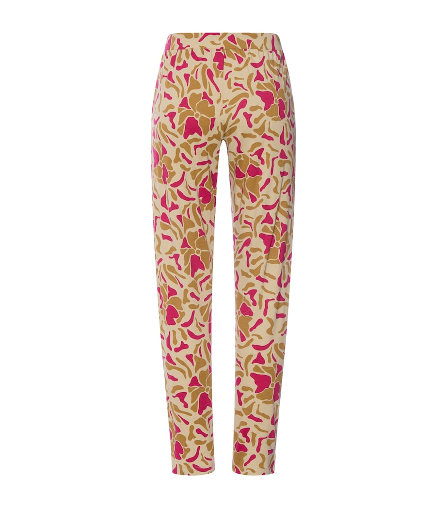 Cotton-Modal Printed Lounge Sweatpants ILLUSTRATED PETALS Image 5