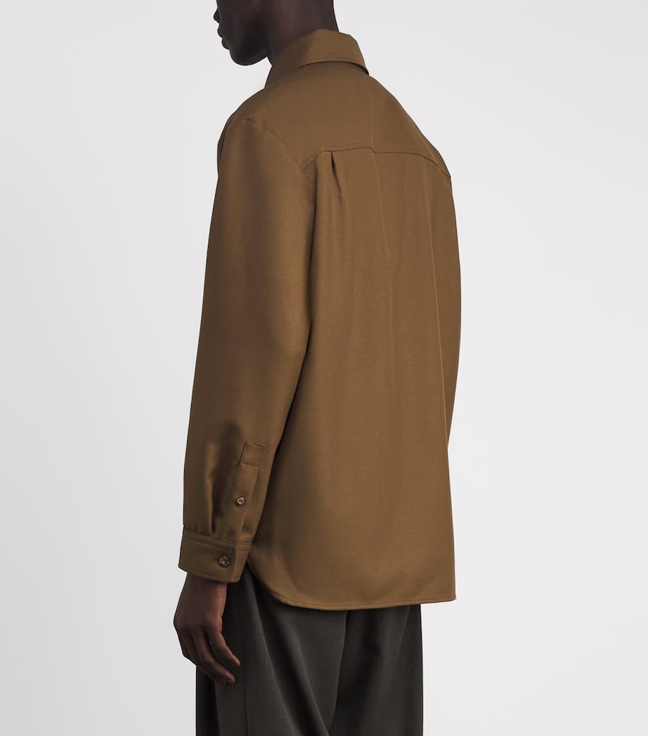 Button-Up Overshirt JAA - KAKI Image 4
