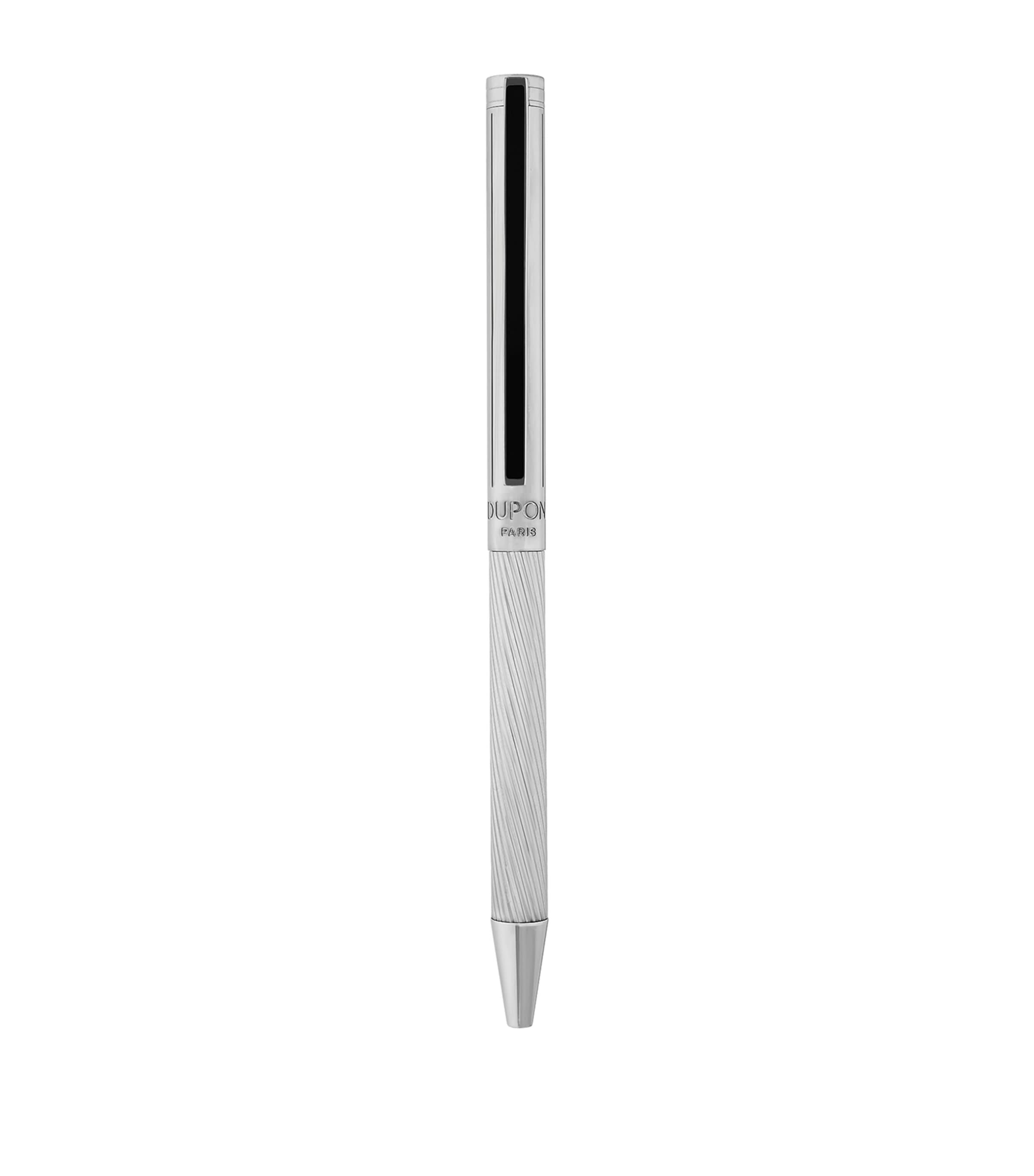 St Dupont Palladium Classique Ballpoint Pen In Metallic