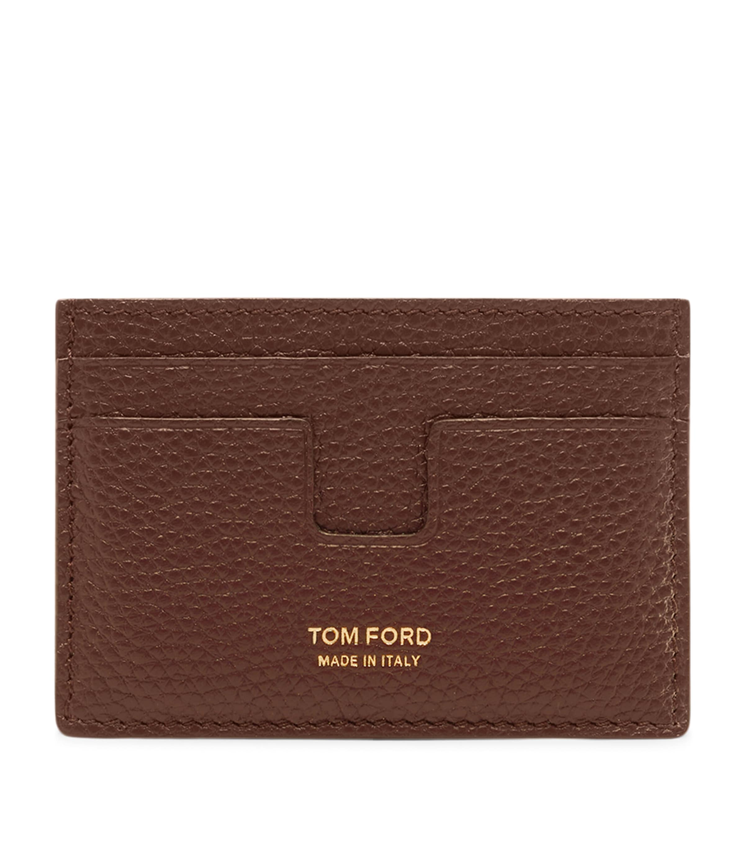 TOM FORD Leather T-Line Card Holder | Men Accessories | Cardholders | Designers | Tom Ford