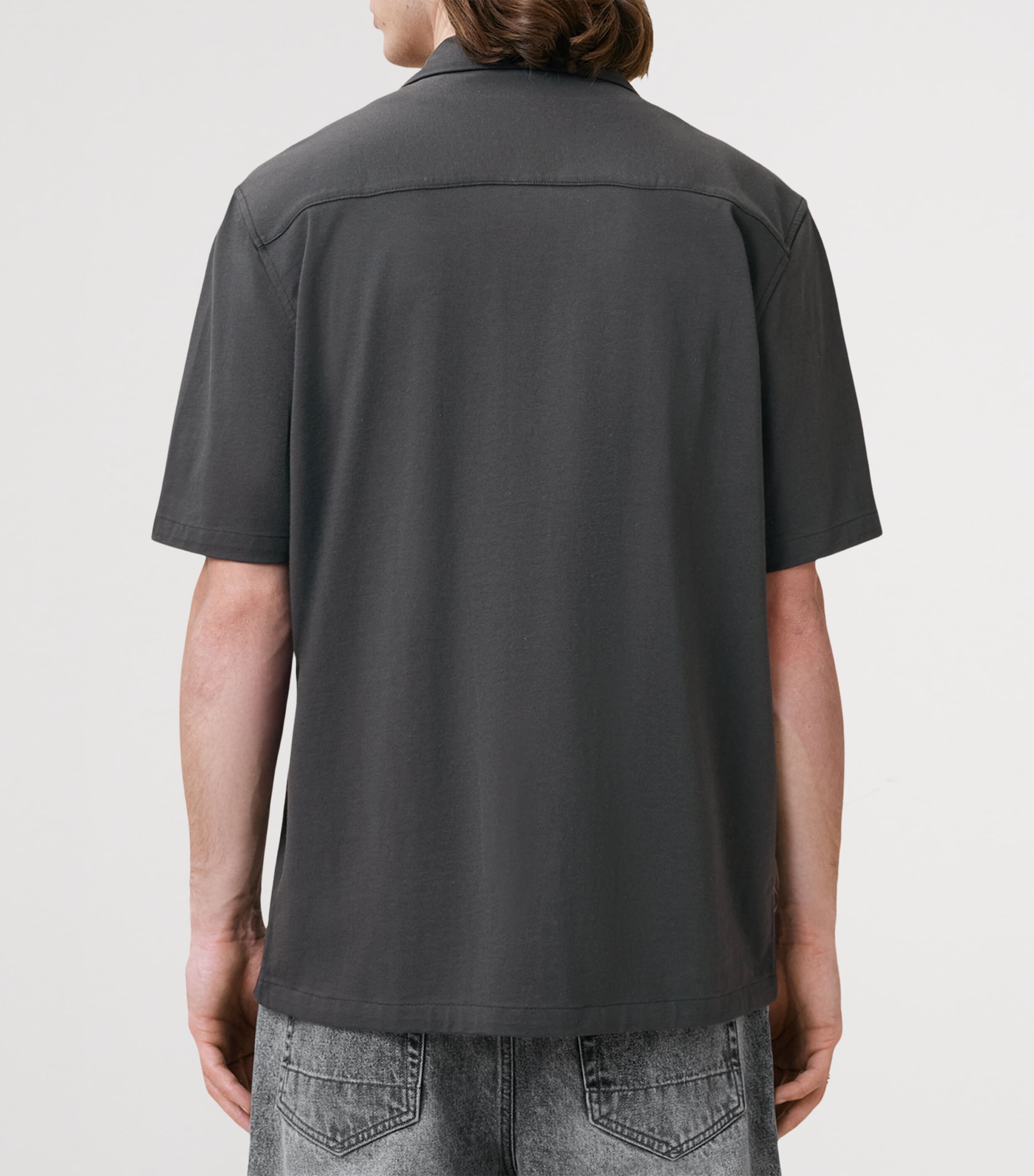 Cotton Hudson Shirt CARTER GREY Image 6