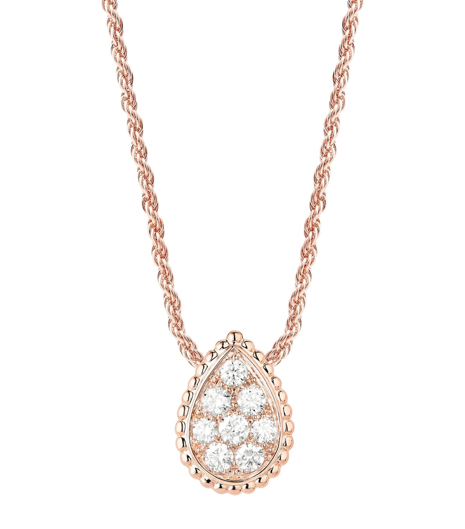 Rose Gold And Diamond Serpent Bohème Necklace MULTI Image 2