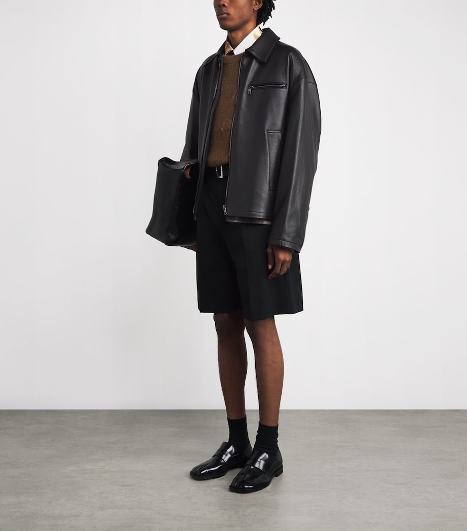 Leather Jacket BLACK Image 2