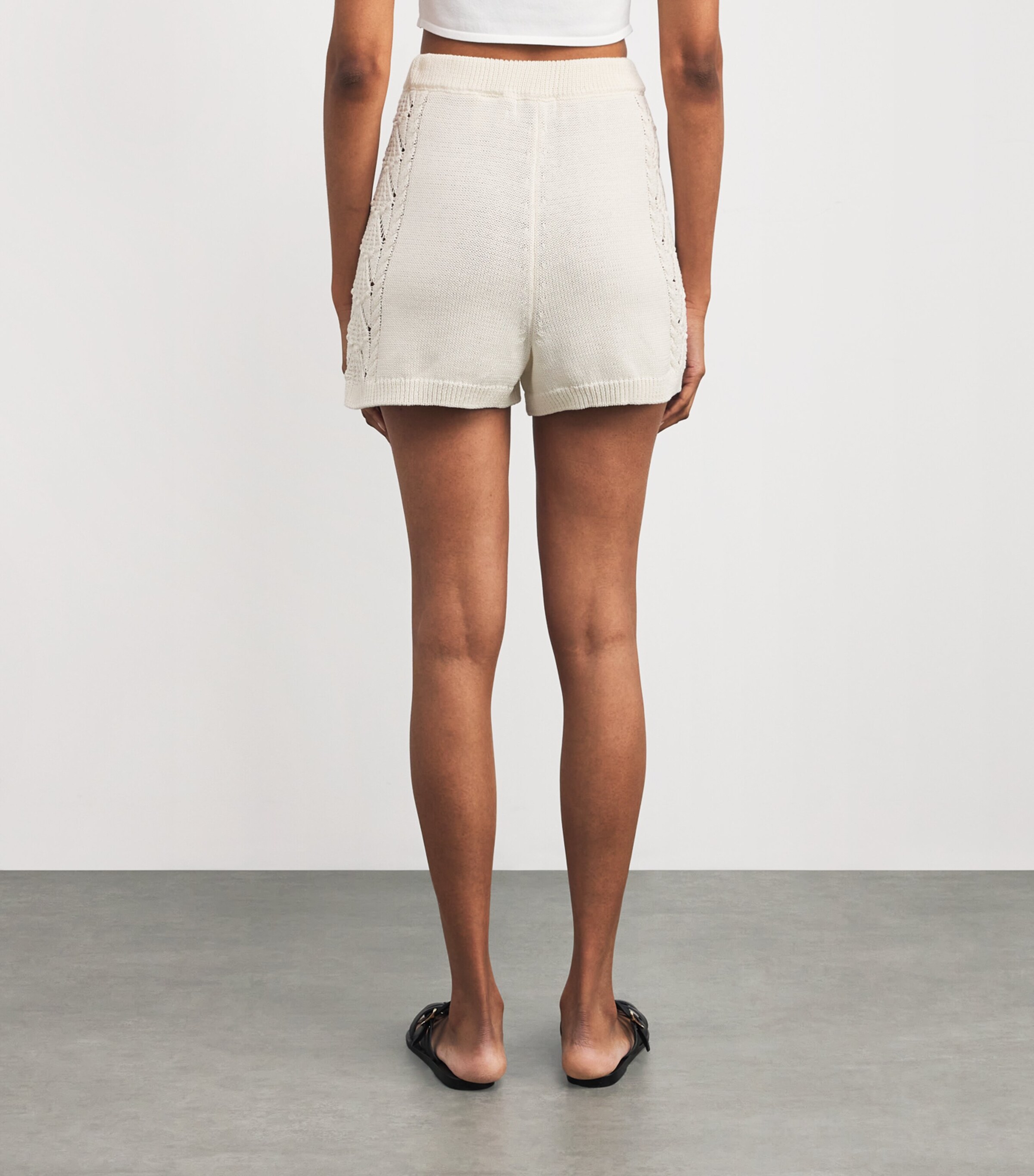 Loulou de Saison Cotton Crochet Shorts | Harrods US