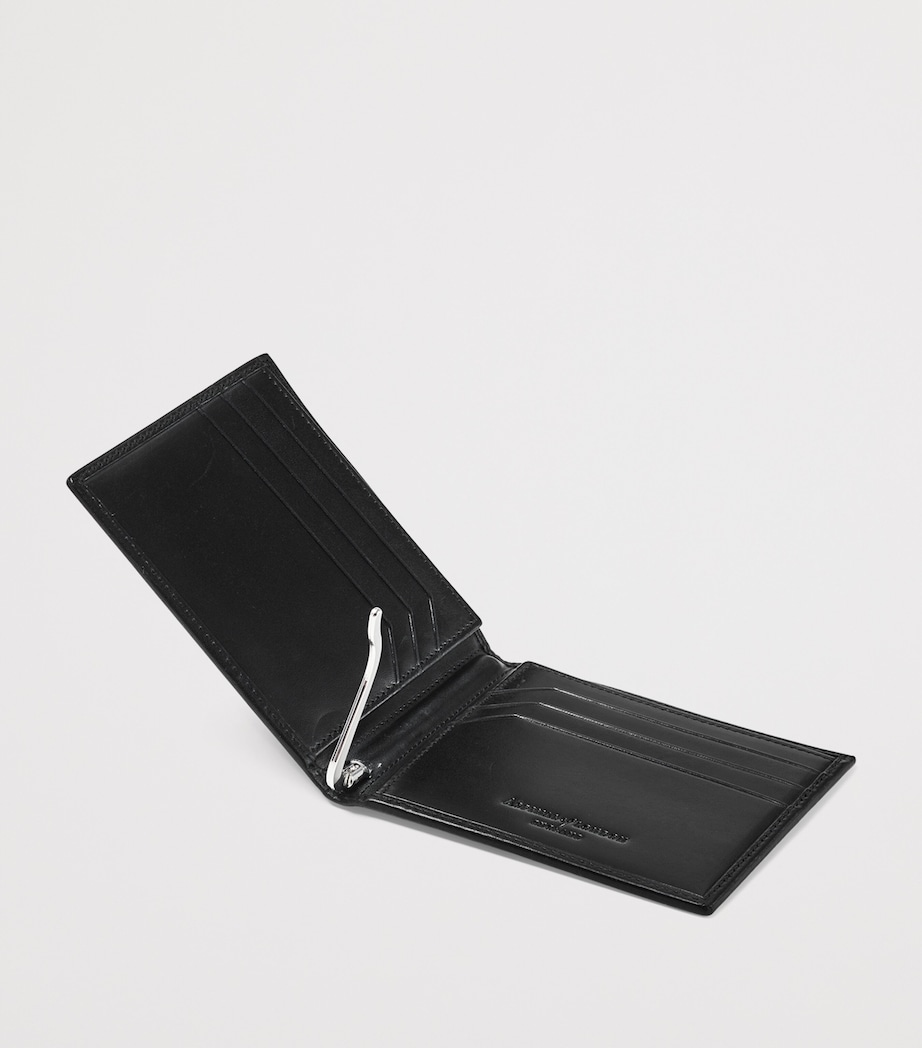 Leather Bifold Wallet BLACK Image 4