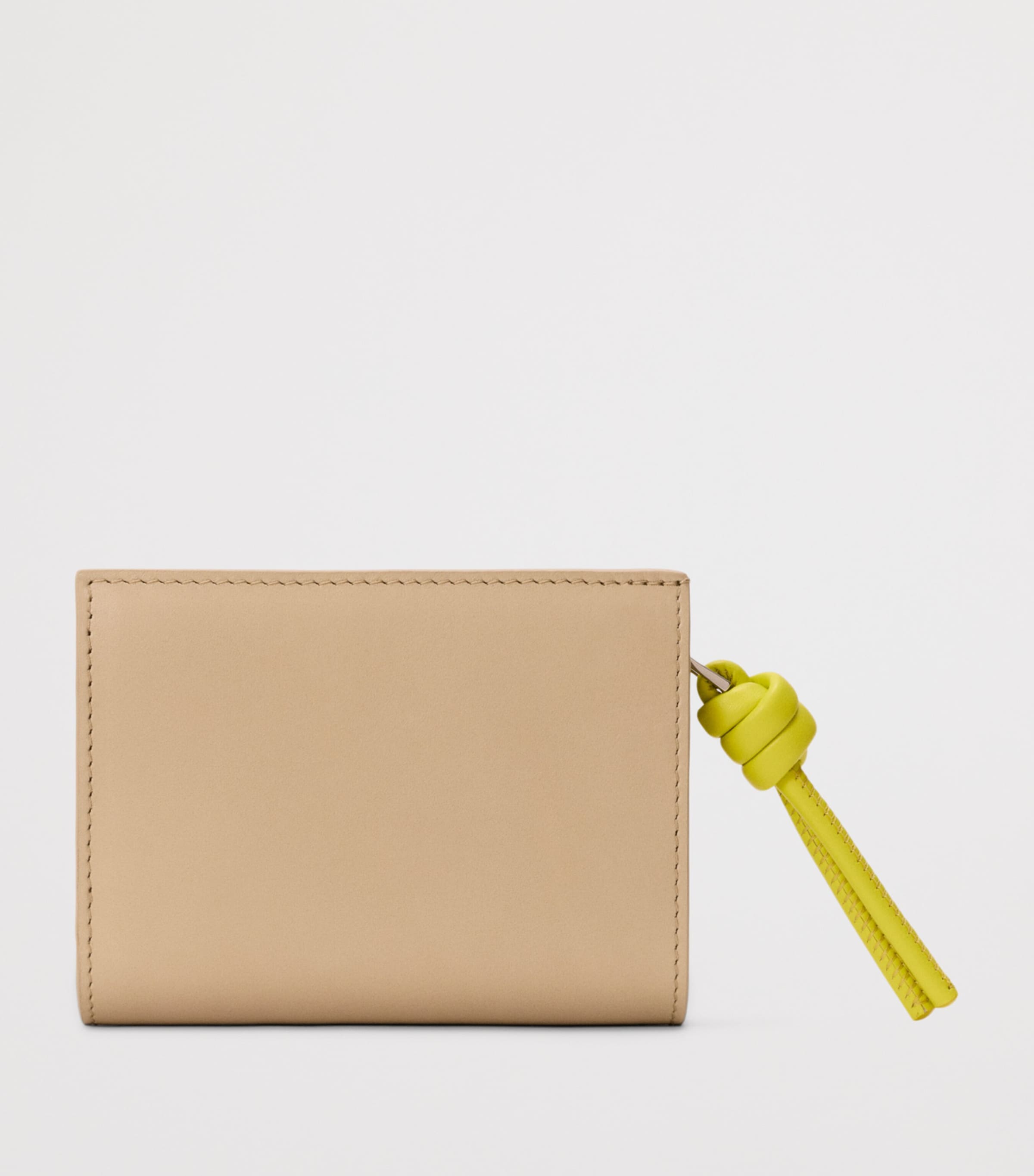 LOEWE Leather Knot Wallet Beige/lemon Image 4
