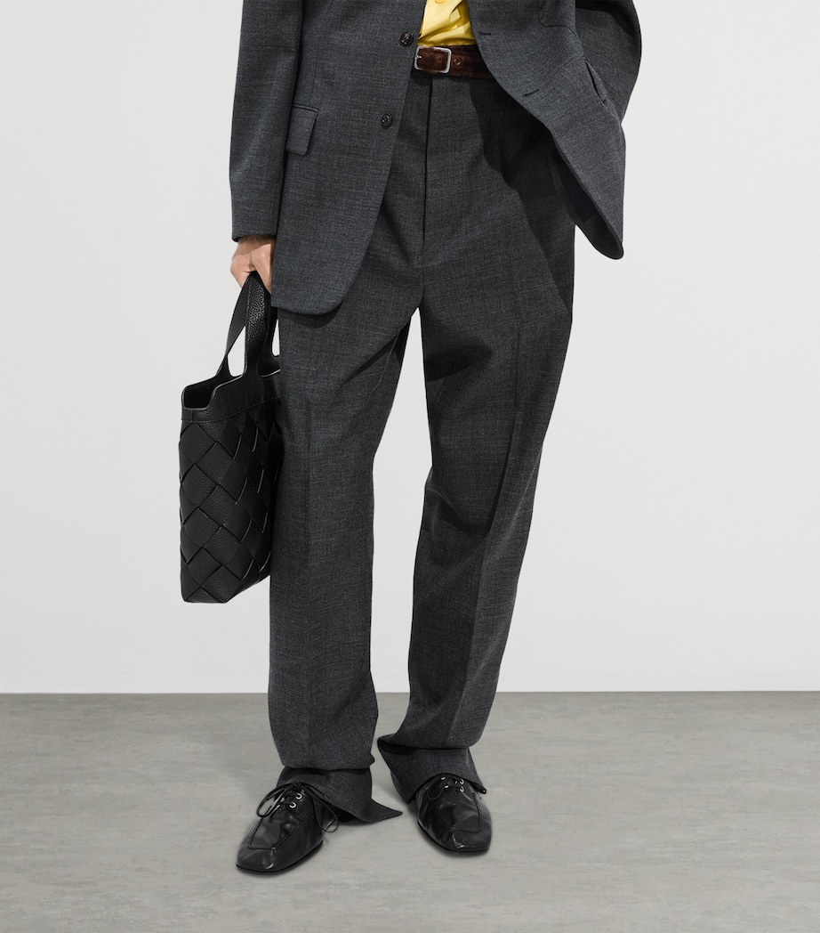 Bottega Veneta Leather Diago Briefcase Image 4
