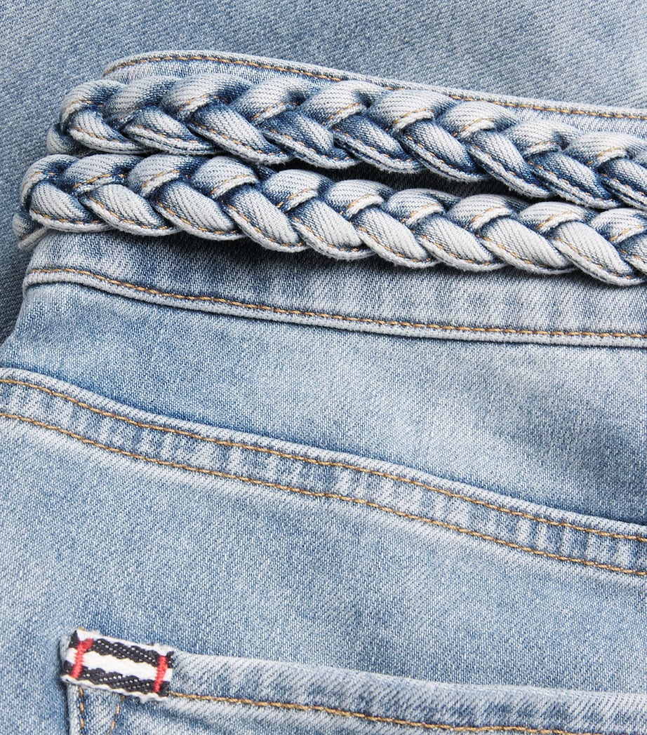 Braided Juno Flared Jeans G458 ANABELL BLUE Image 5