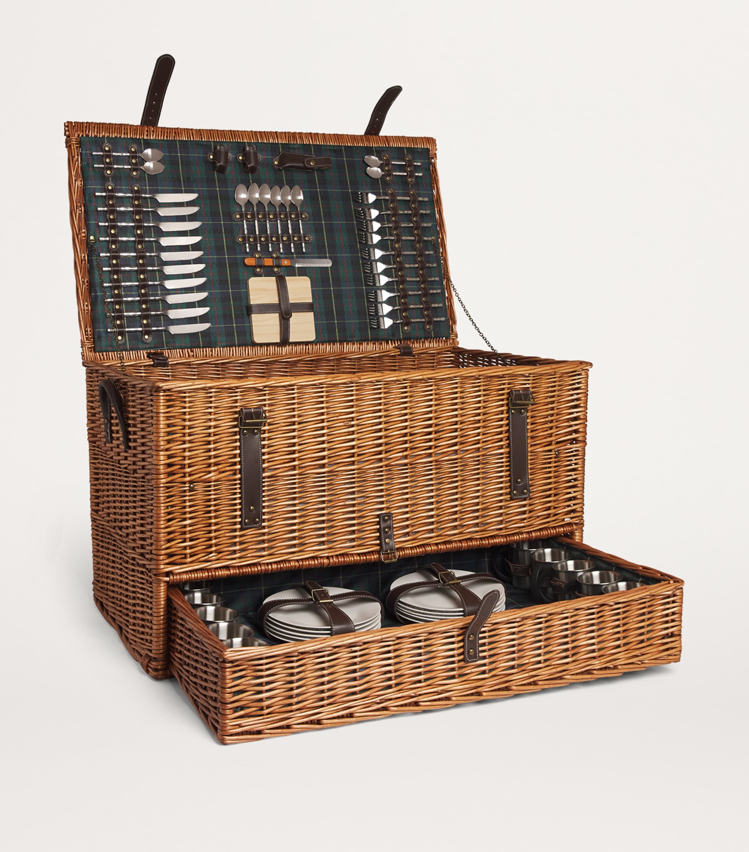 Champs Elysées Picnic Basket and Dining Set BLUE Image 2