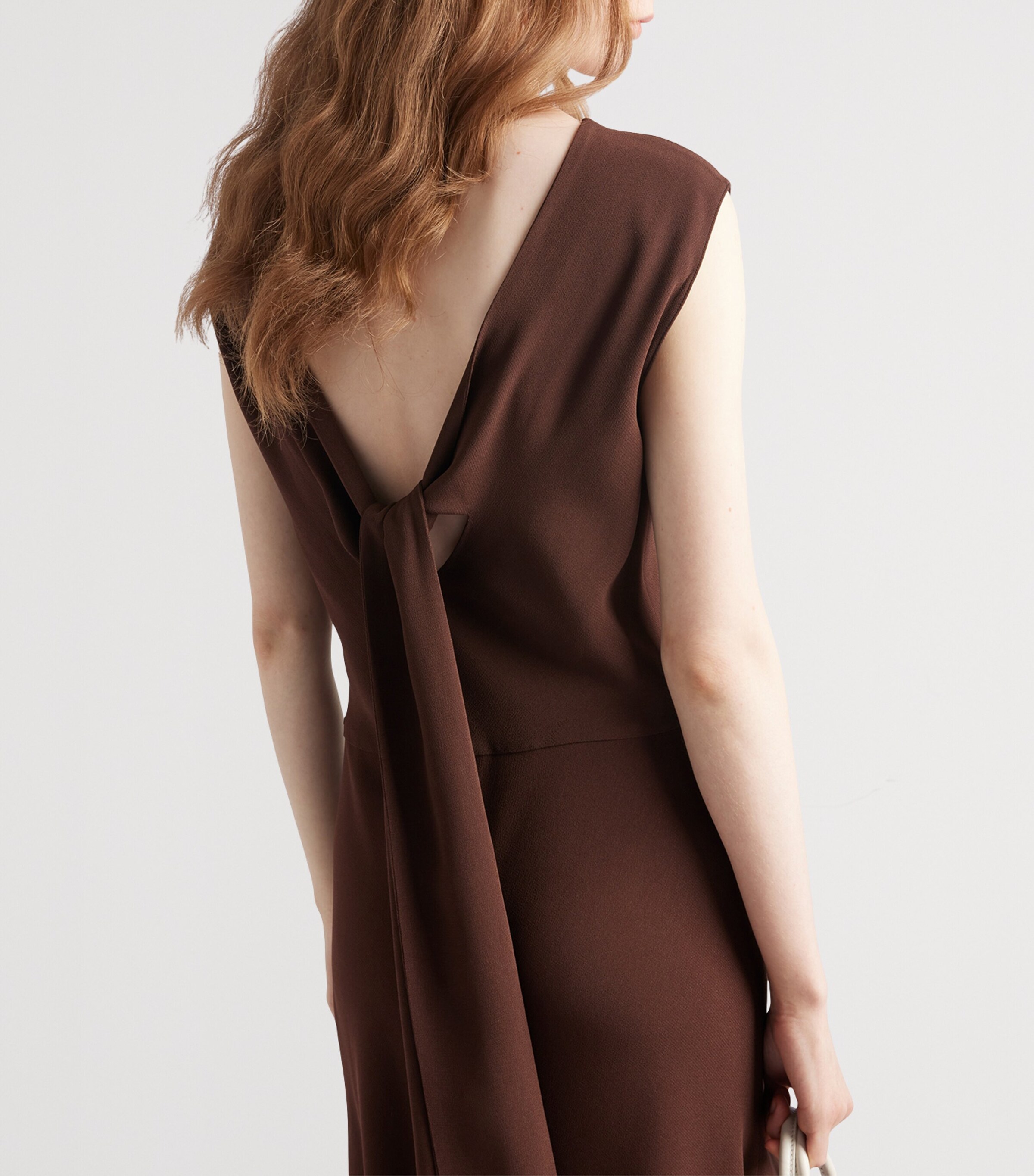 【送料&関税込】Prada Crepe Dress Prada Interlock Crêpe Dress | Black | FARFETCH