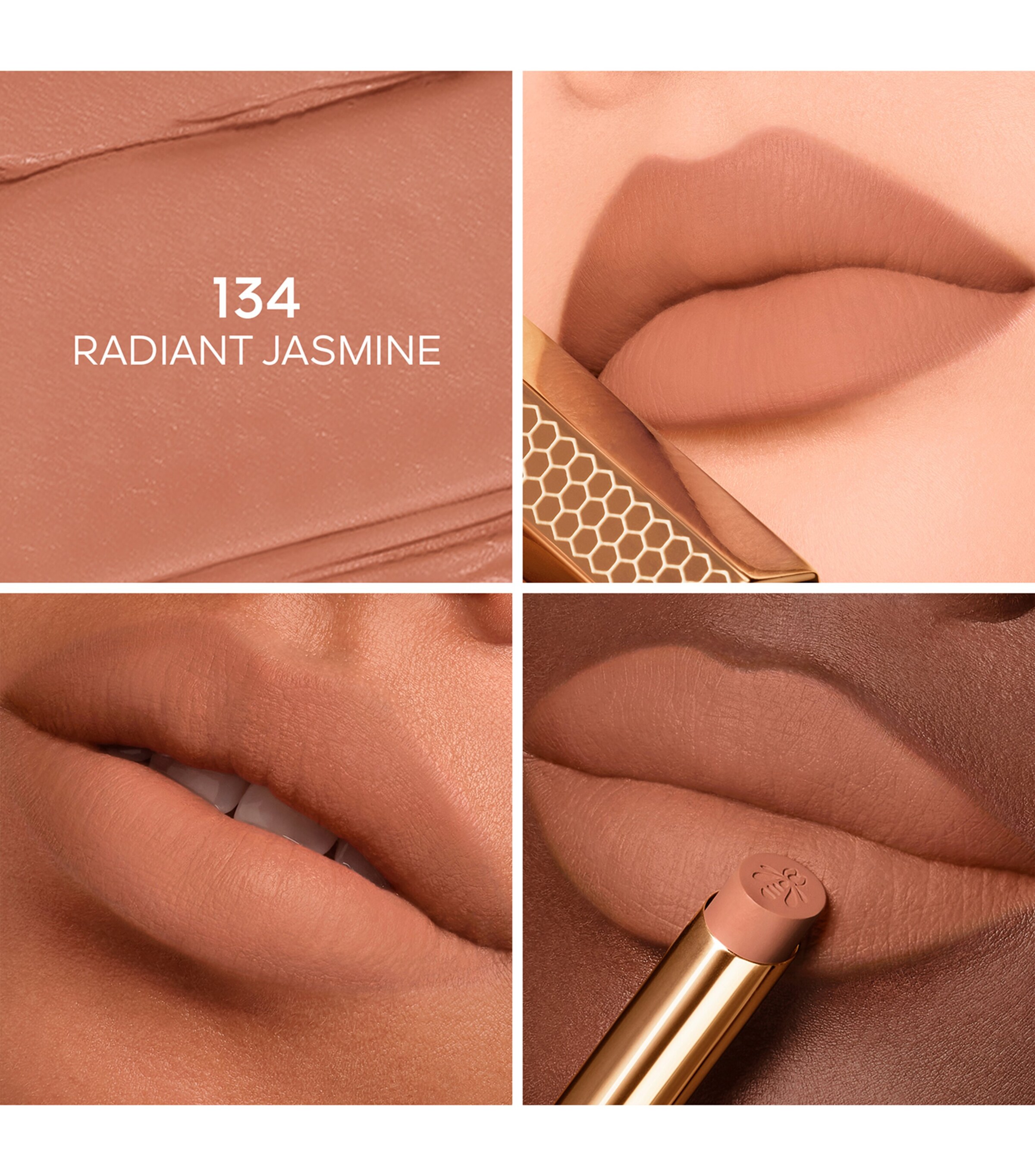 Guerlain KissKiss Honey-Infused Intense Lipstick - Refill Radiant Jasmine Image 2