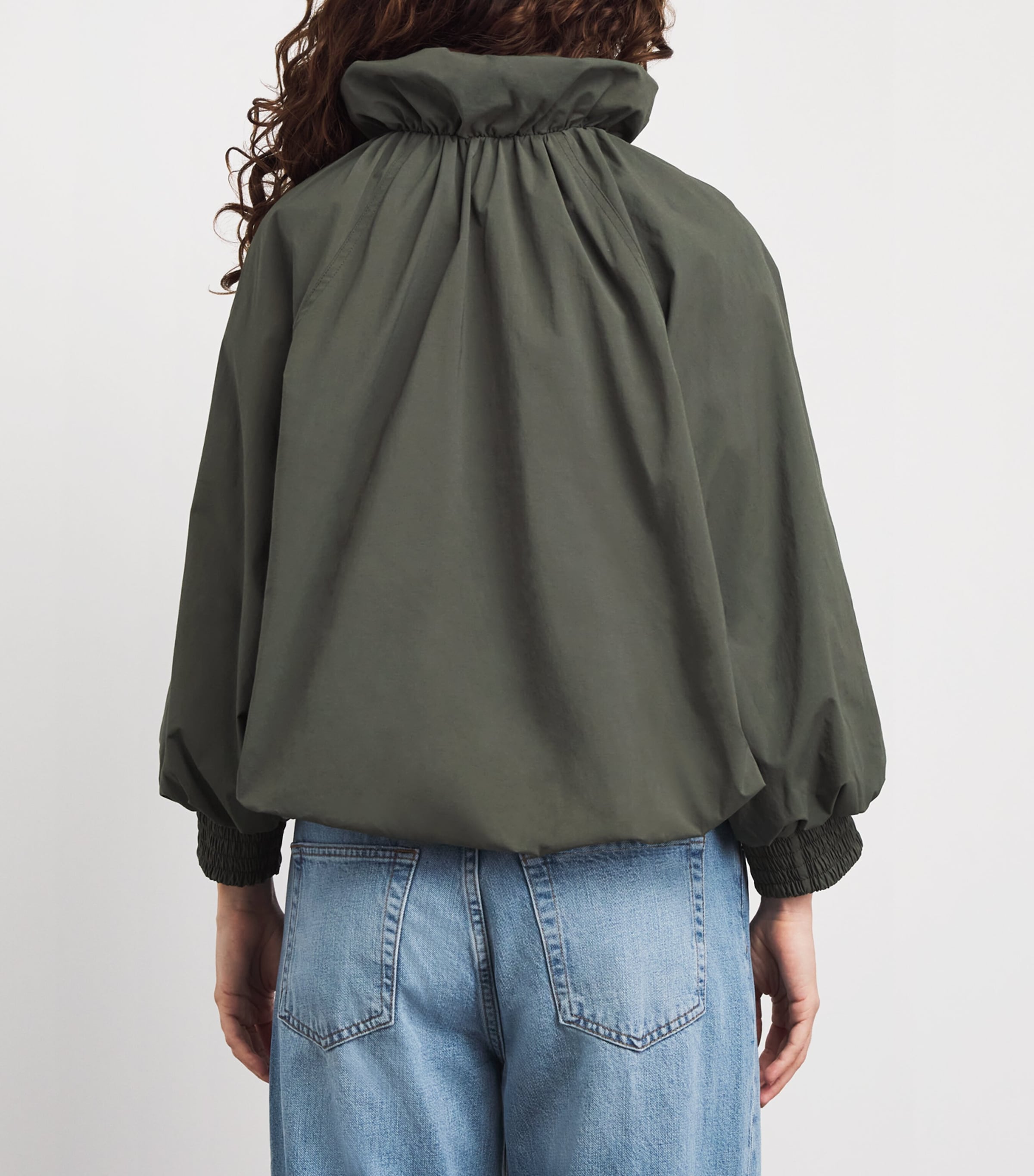 Veronica Beard Womens Circe Bubble Jacket Army Image 5