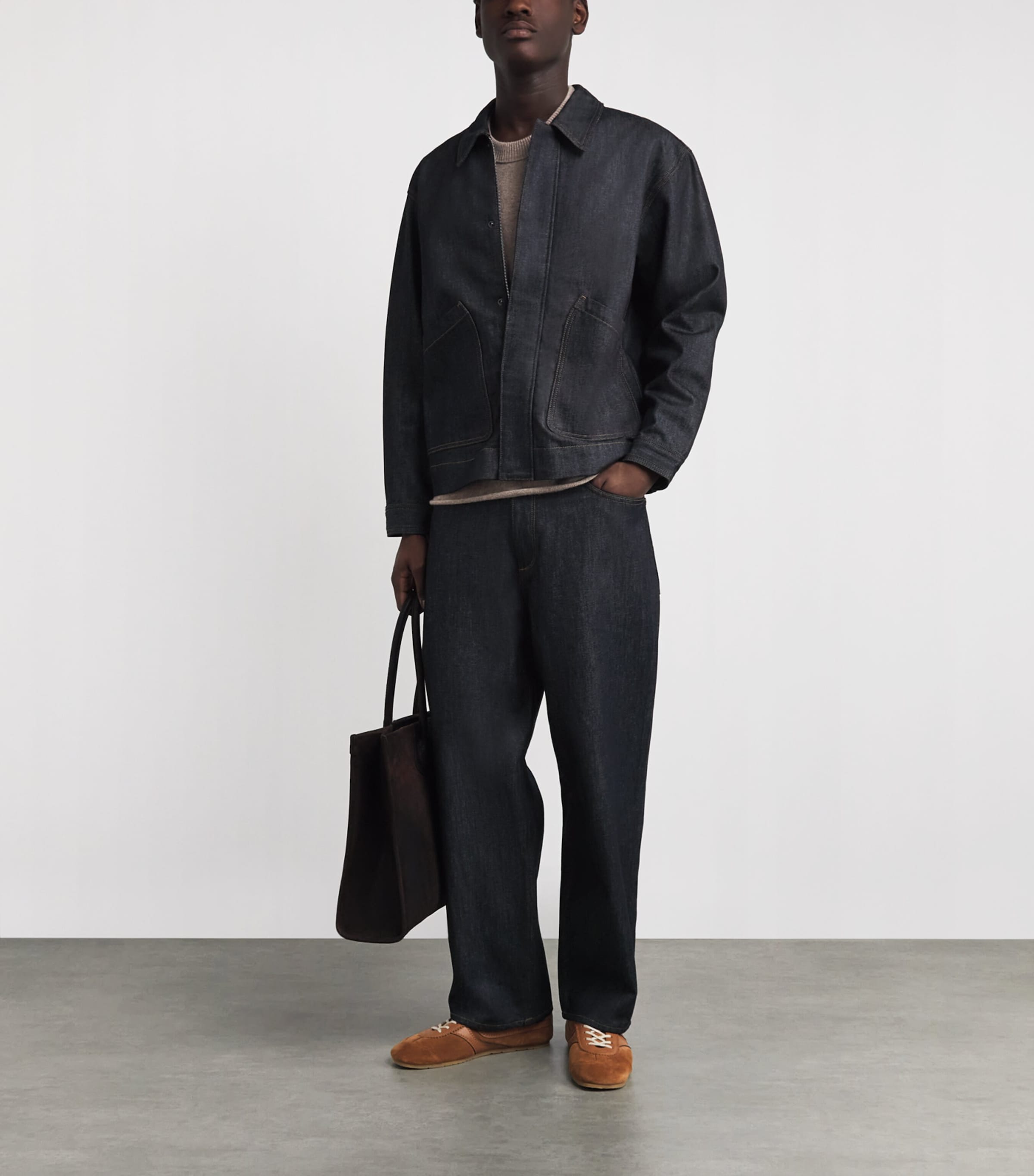 Patch-Pocket Denim Jacket RESINRINSE Image 2