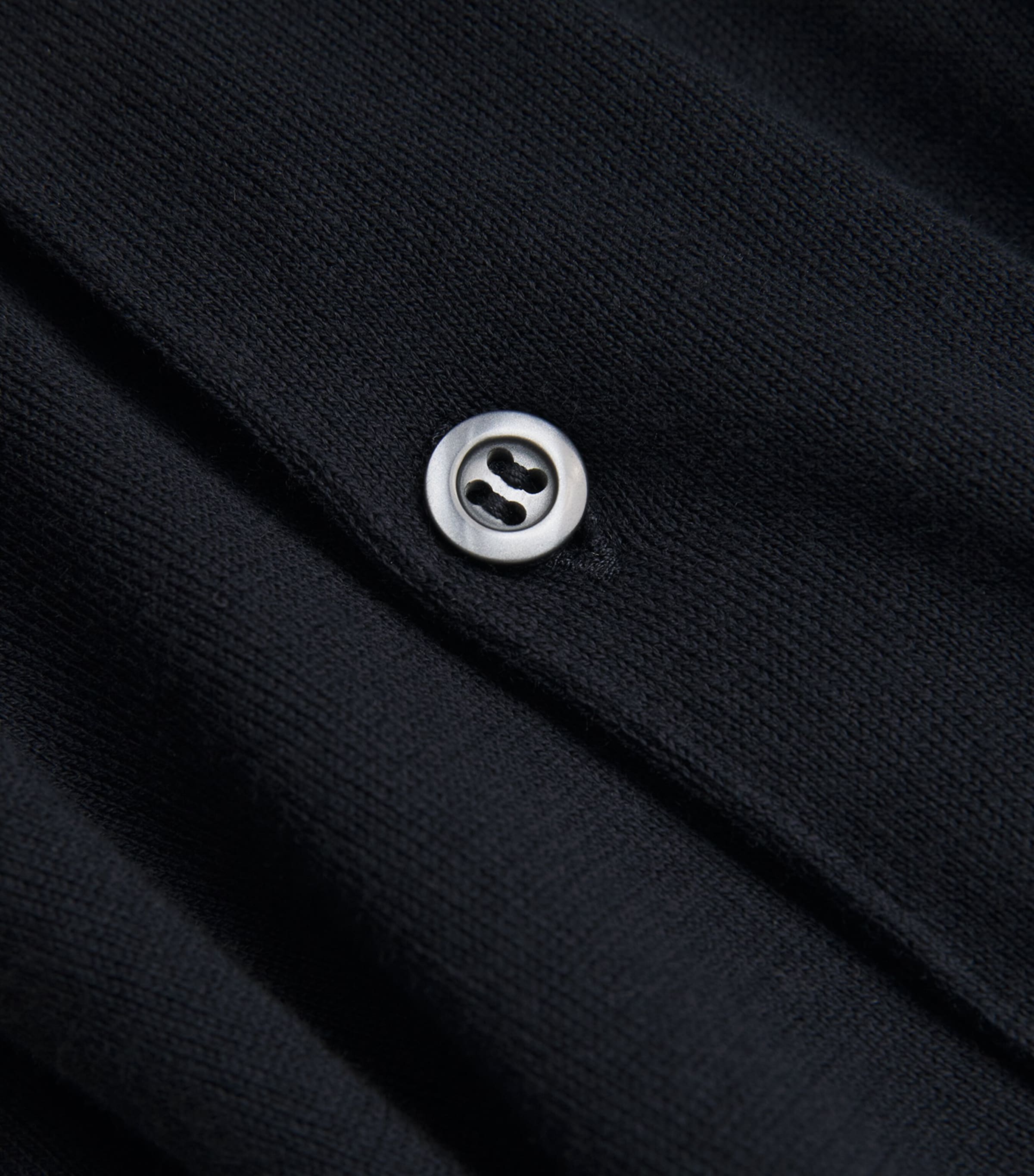 Cotton-Cashmere Elias Polo Shirt NAVY Image 5