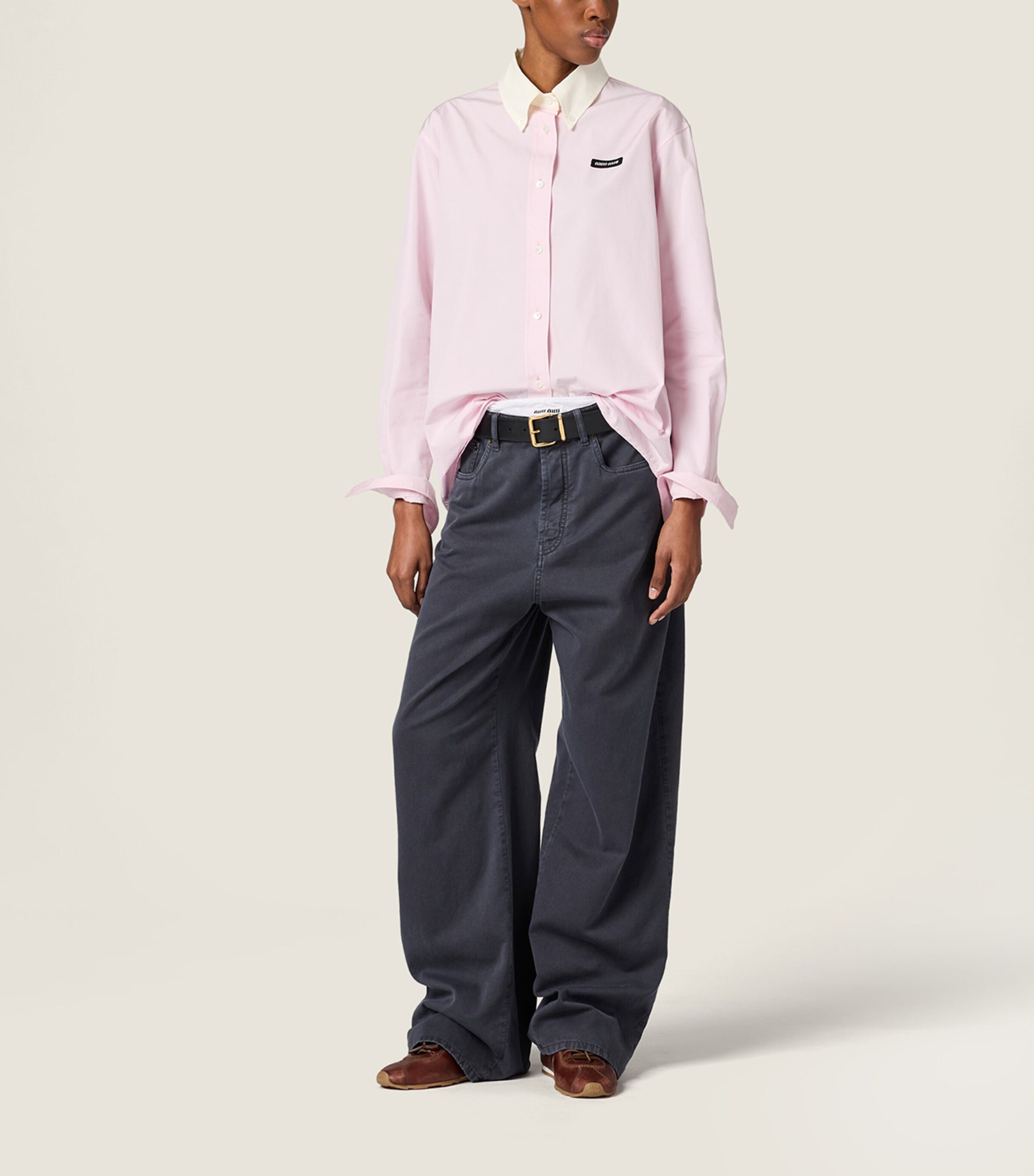 Miu Miu Cotton Poplin Shirt Image 2