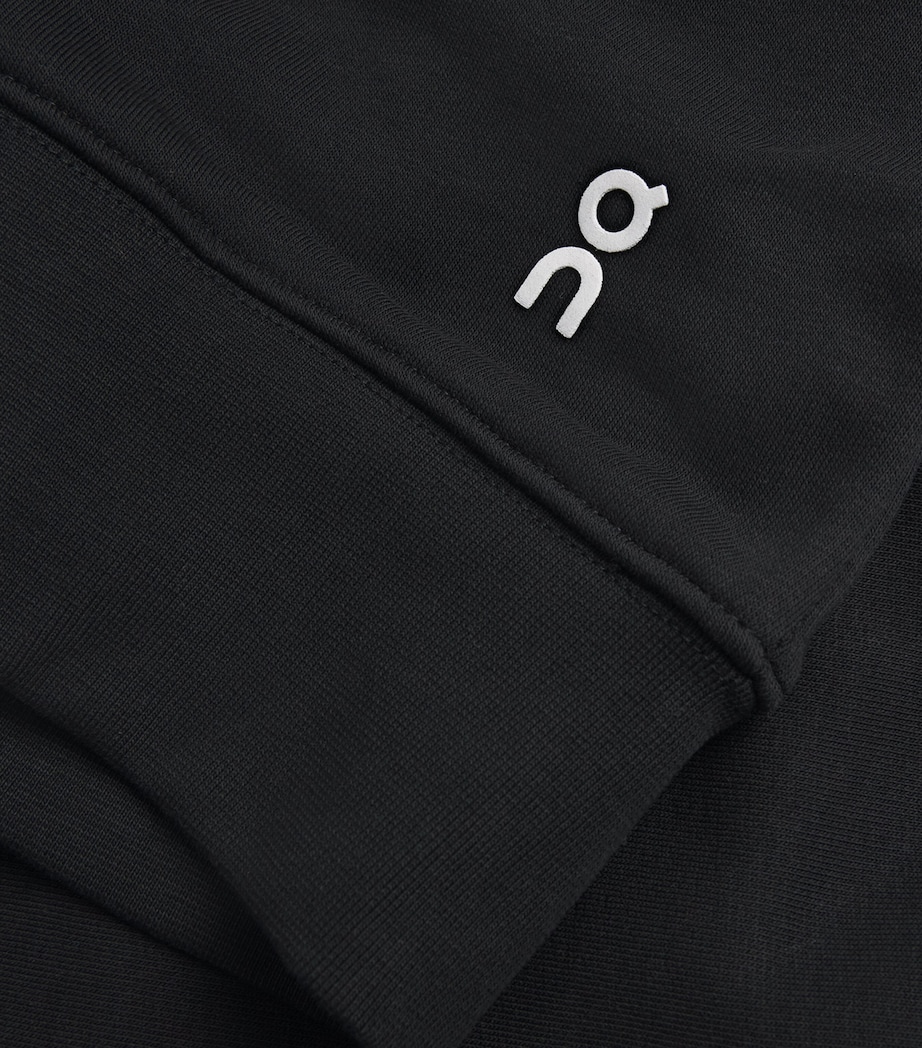 Cotton-Blend Club Crew Sweatshirt BLACK Image 5