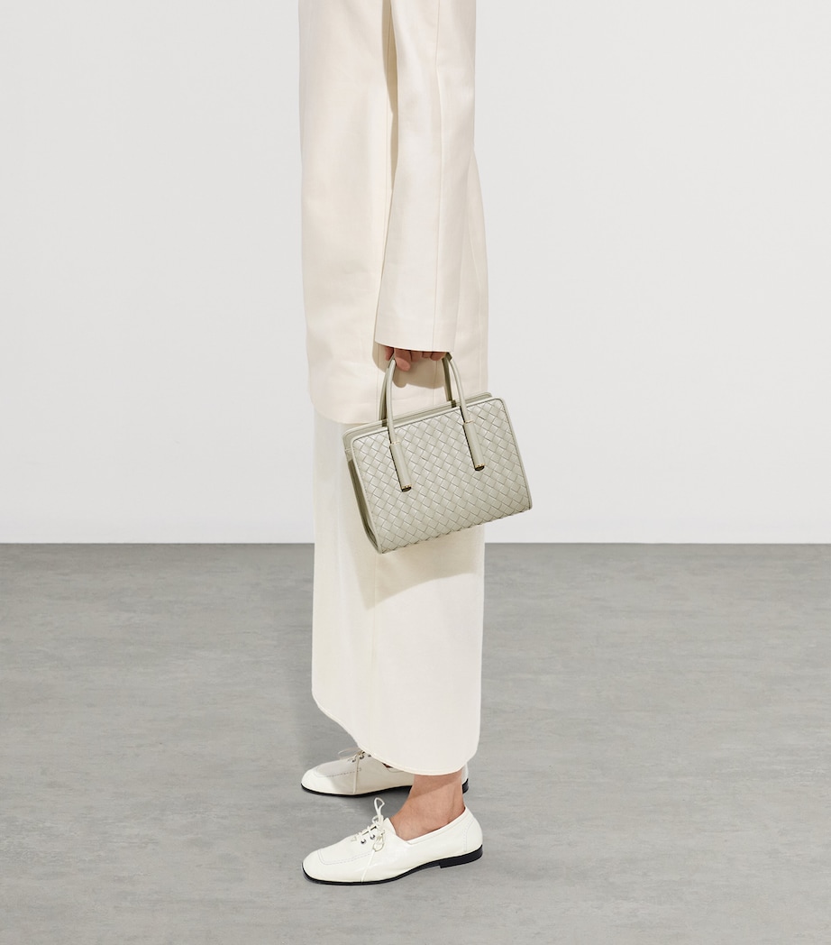 Bottega Veneta Baby Leather Barbara Tote Bag Image 2