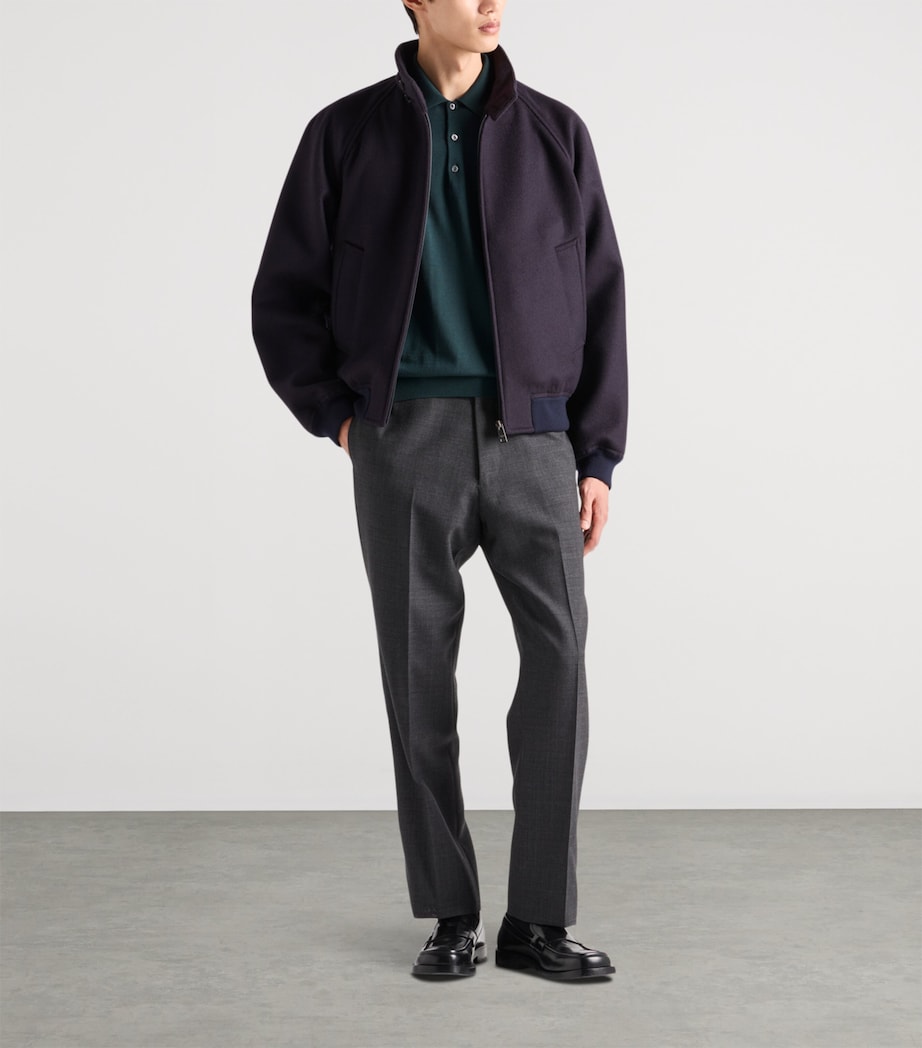 Superfine Wool Polo Shirt F0422 Image 2