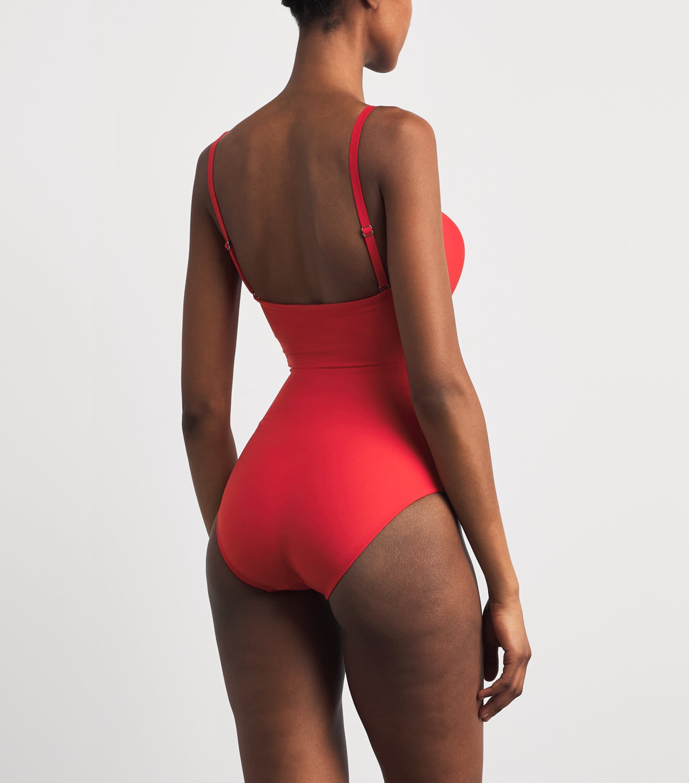 Wolford Womens Mat de Lux Form Swimsuit Flame Image 3