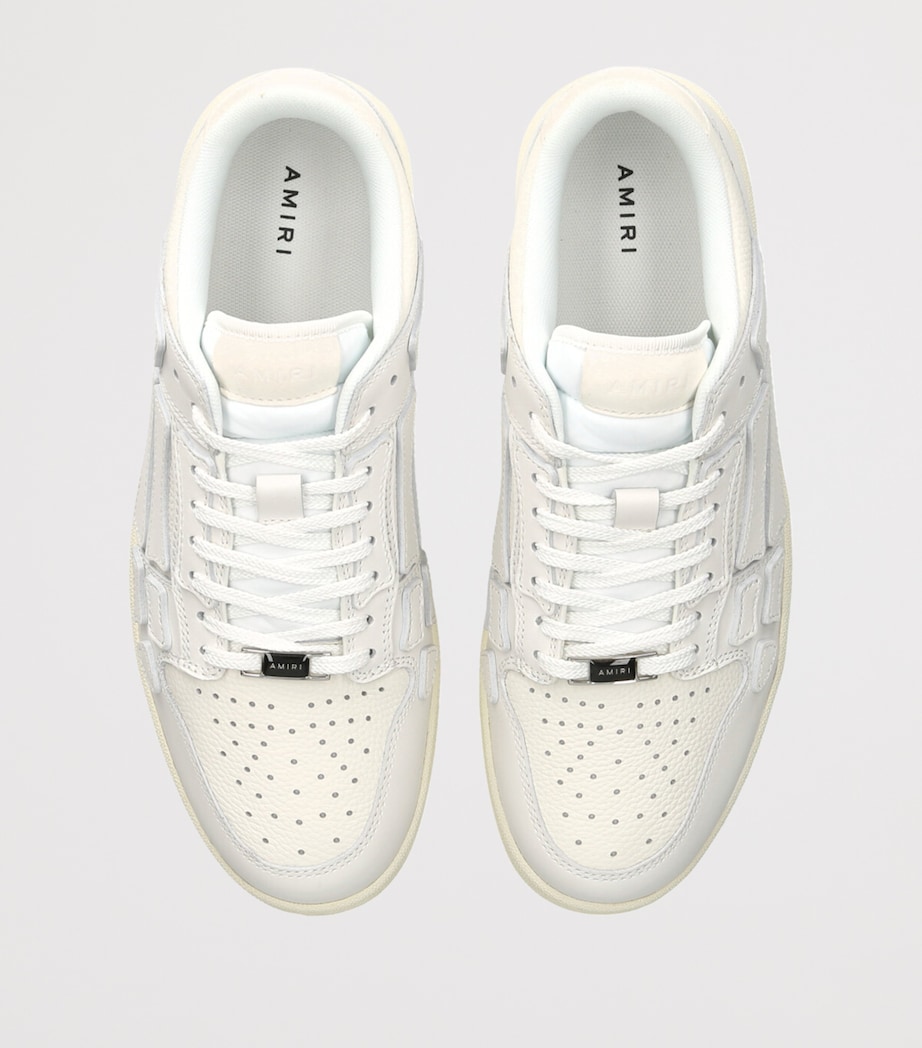 Leather Skel Top Low Sneakers BONE Image 4