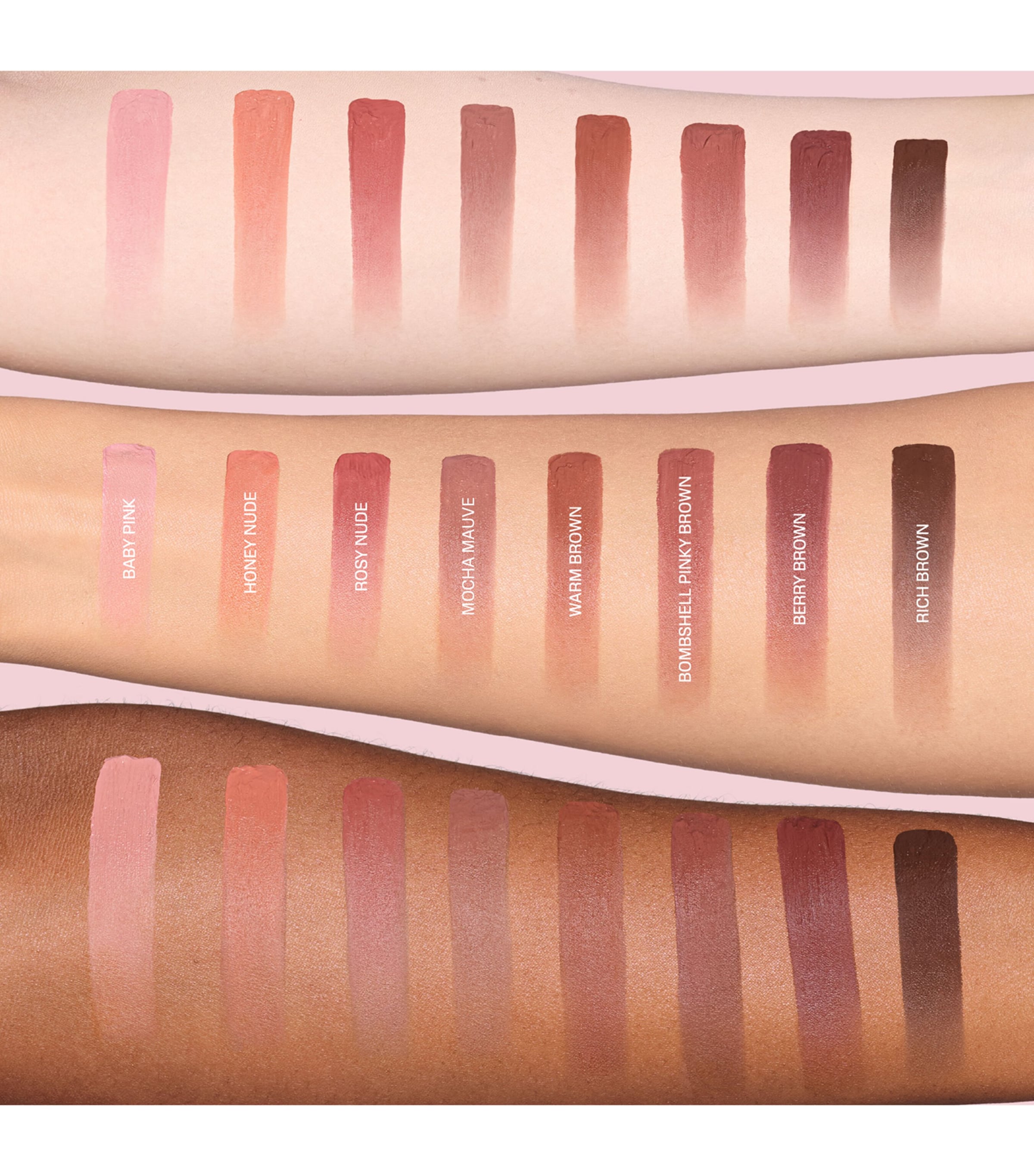 Huda Beauty Liquid Matte Mousse Lip Cream Baby Pink Image 3