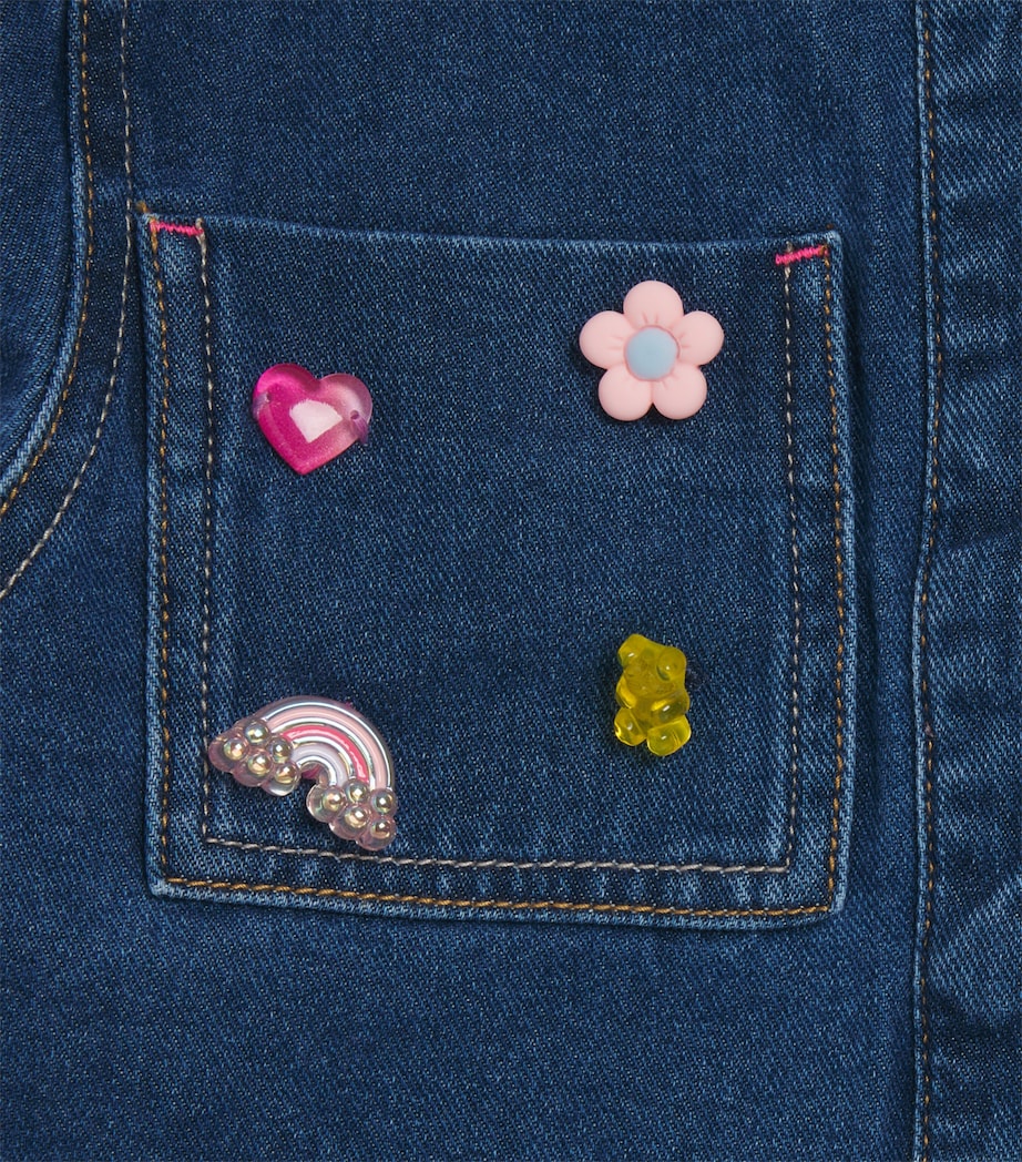 Billieblush Embellished Denim Shirt (3-12 Years) Stone Image 2