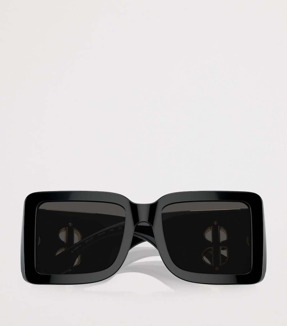 Burberry Oversized Square Sunglasses Black Image 5