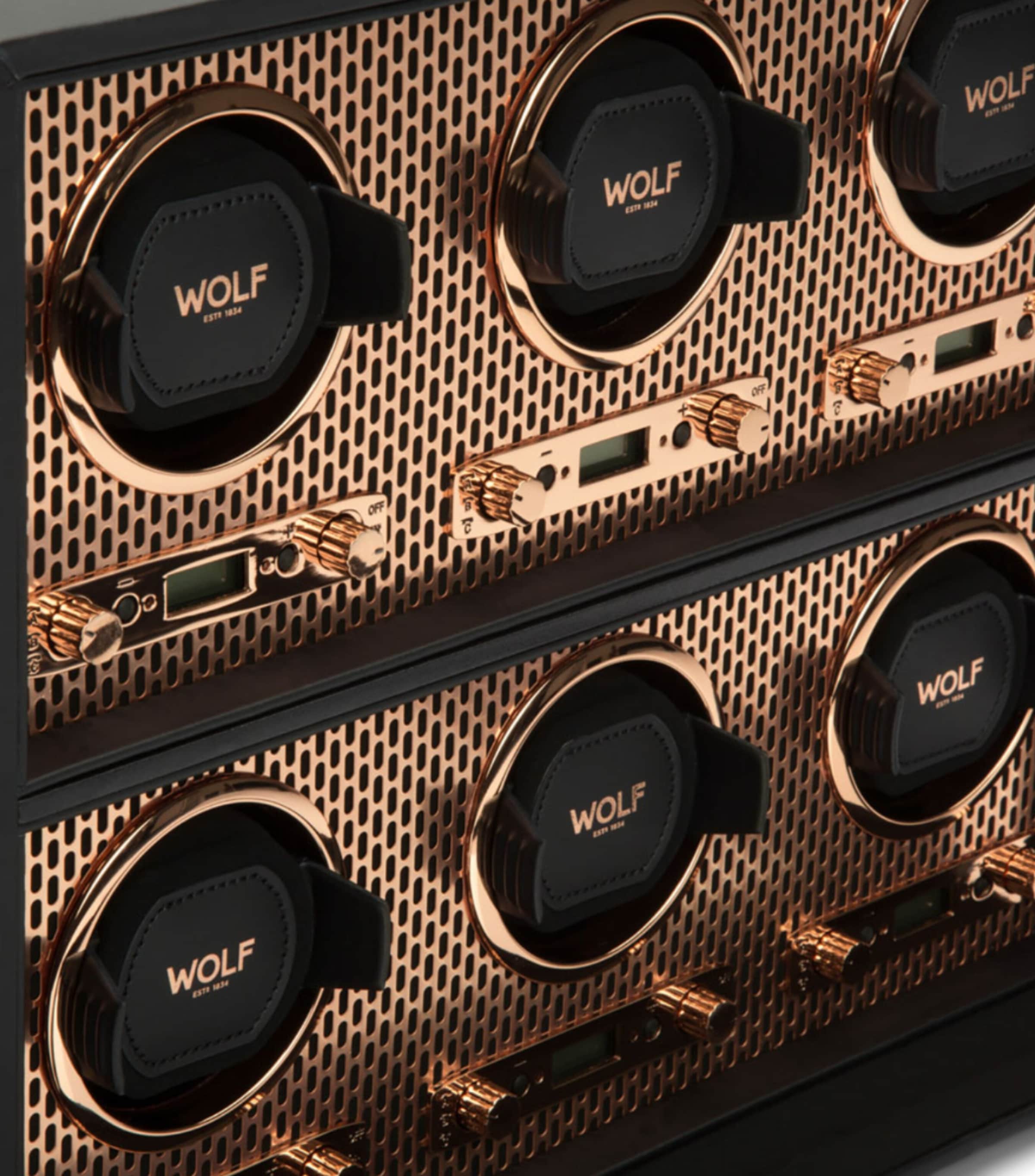 WOLF Axis 6-Piece Watch Winder Copper Image 4