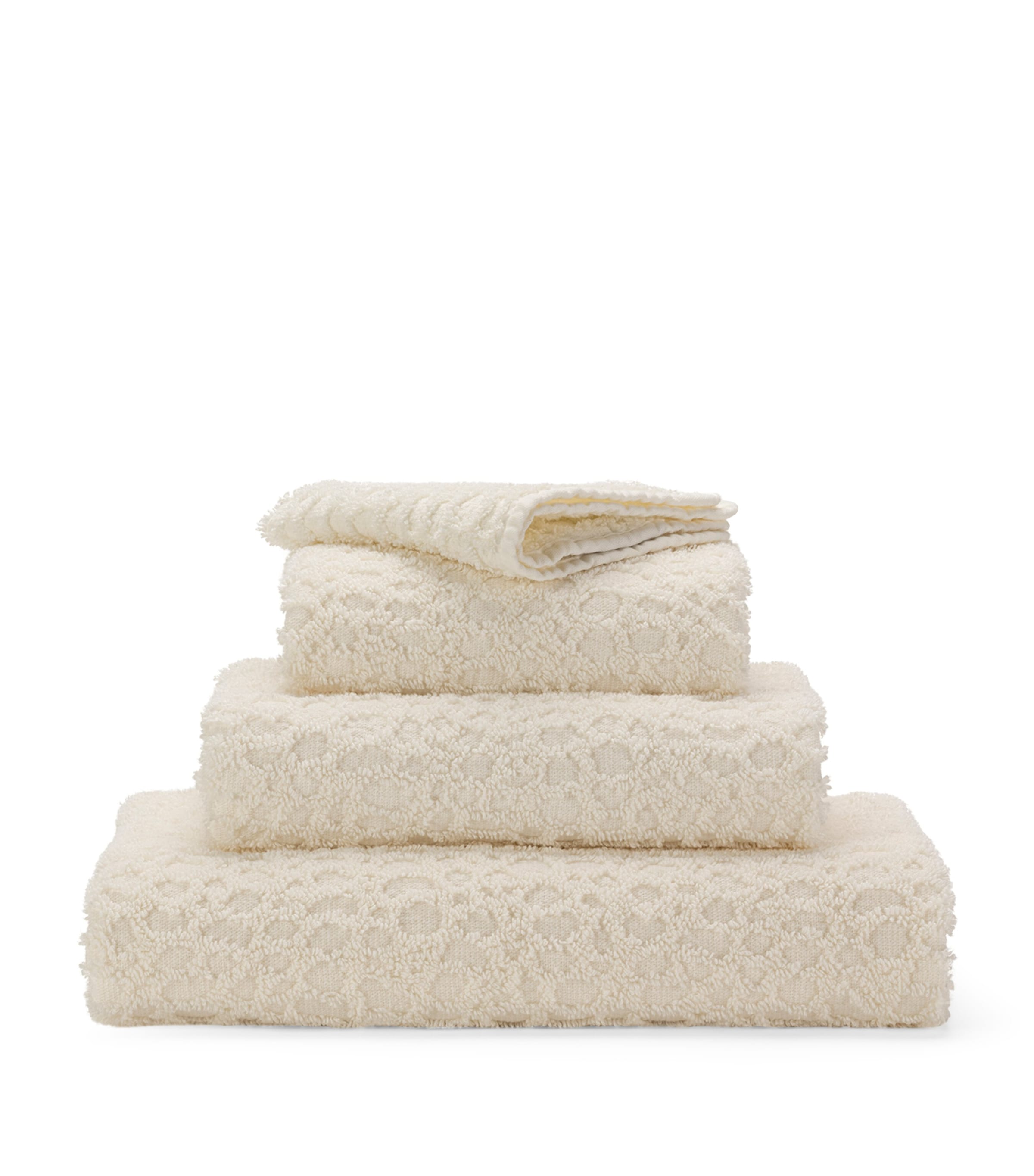 Shop Abyss & Habidecor Egyptian Cotton Lodge Bath Towel In Ivory