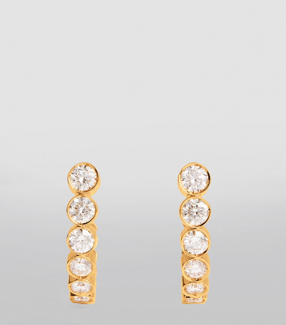 Yellow Gold and Diamond Boucle Ensemble Earrings YELLOW GOLD Image 2