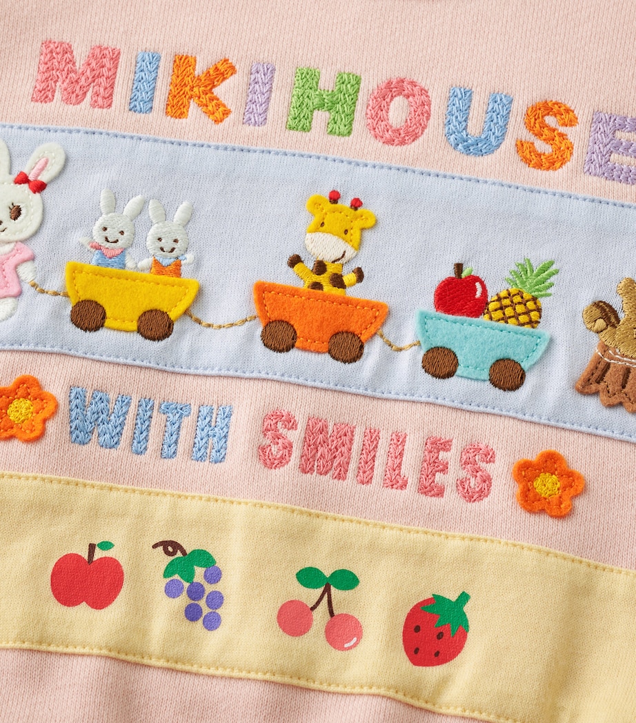 Miki House Cotton Embroidered Sweatshirt (12 Months-7 Years) Image 3