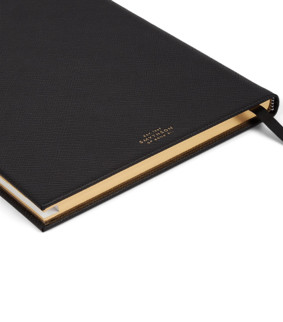 Panama Leather Kings Desk Diary BLACK Image 6