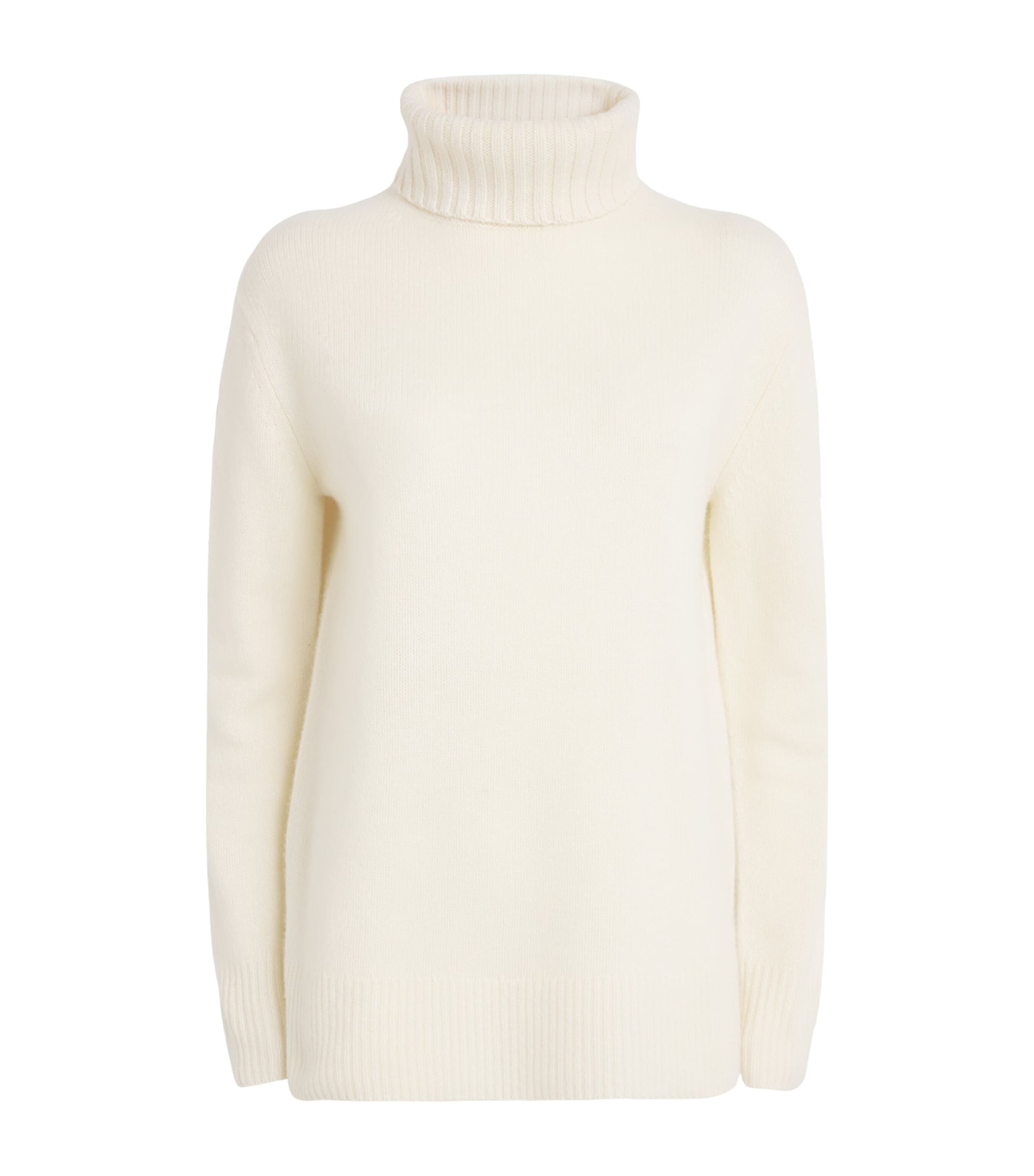 Joseph Open Cashmere High-neck Sweater In Ivory