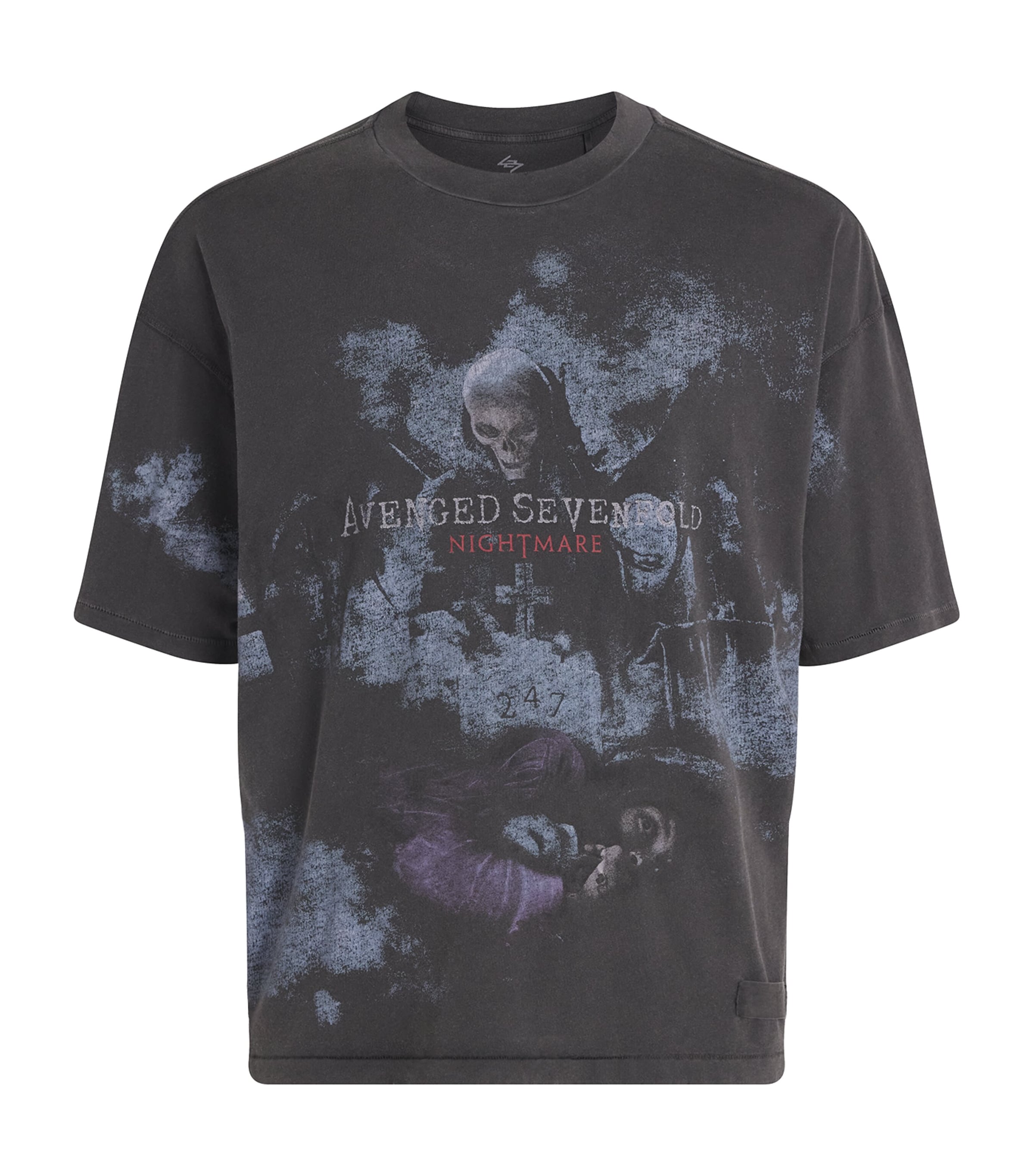 Represent 247 X Avenged Sevenfold Graphic T-shirt In Grey