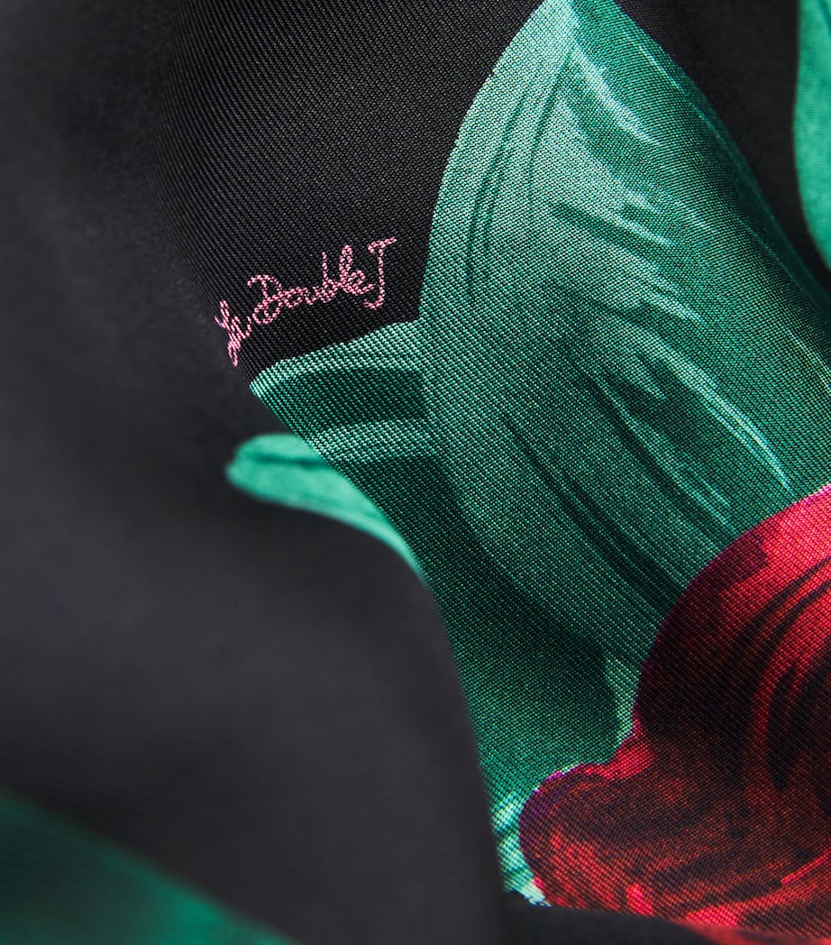 Silk Floral Make An Exit Blouse BL01PEONY Image 5