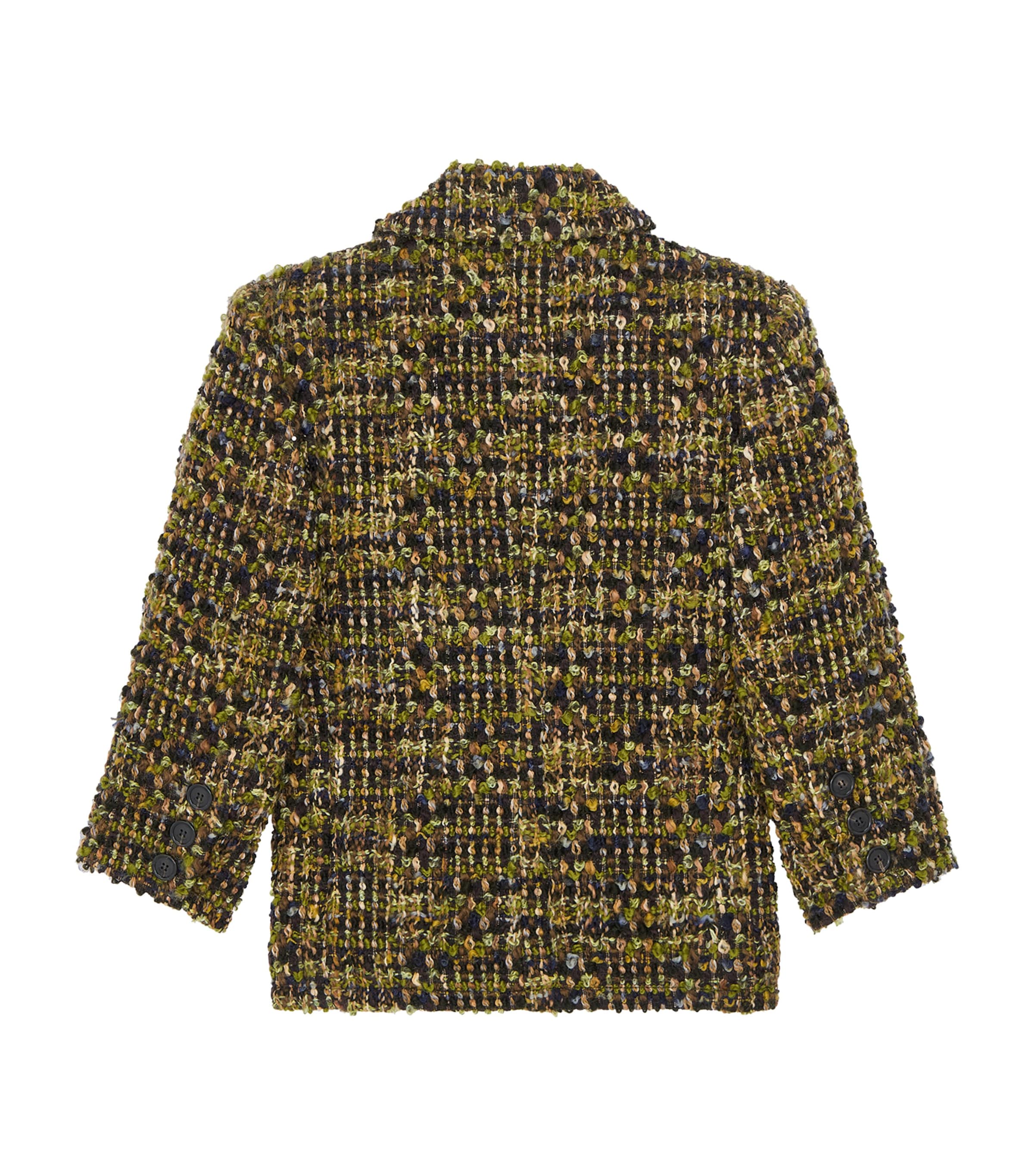 Saint Laurent Womens Tweed Jacket Image 3