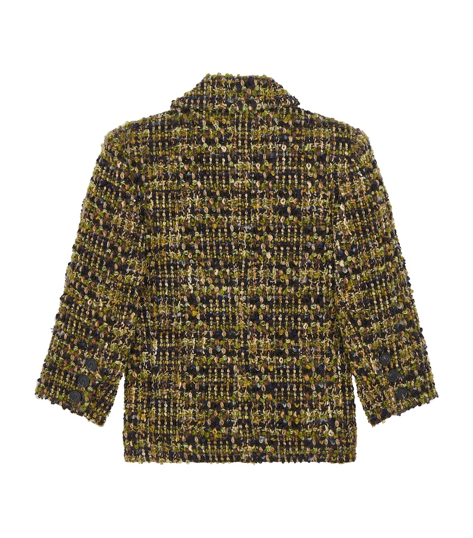 Saint Laurent Womens Tweed Jacket Image 3