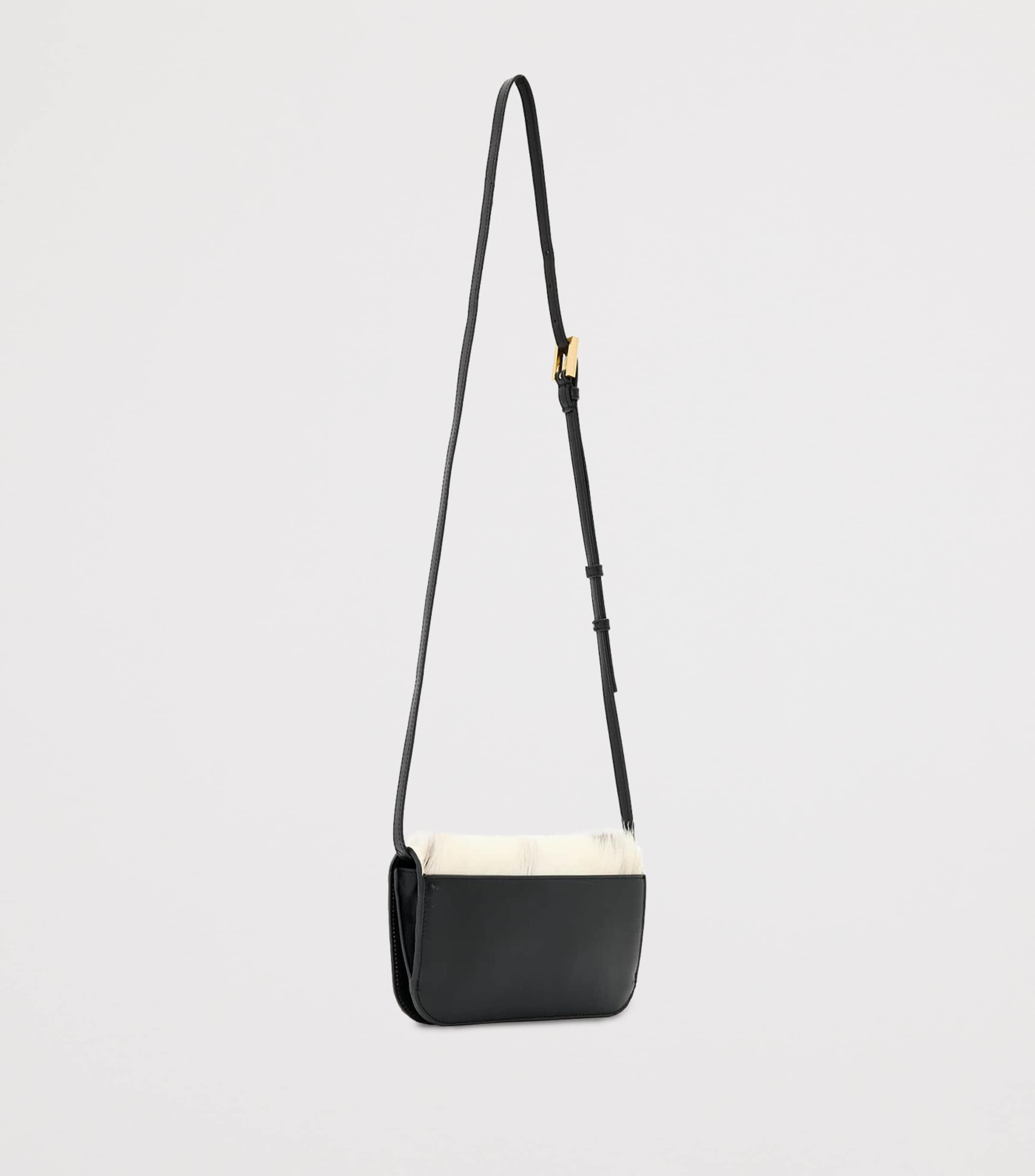 AllSaints Pony Hair Maeve Cross-Body Wallet Cow Print Image 5