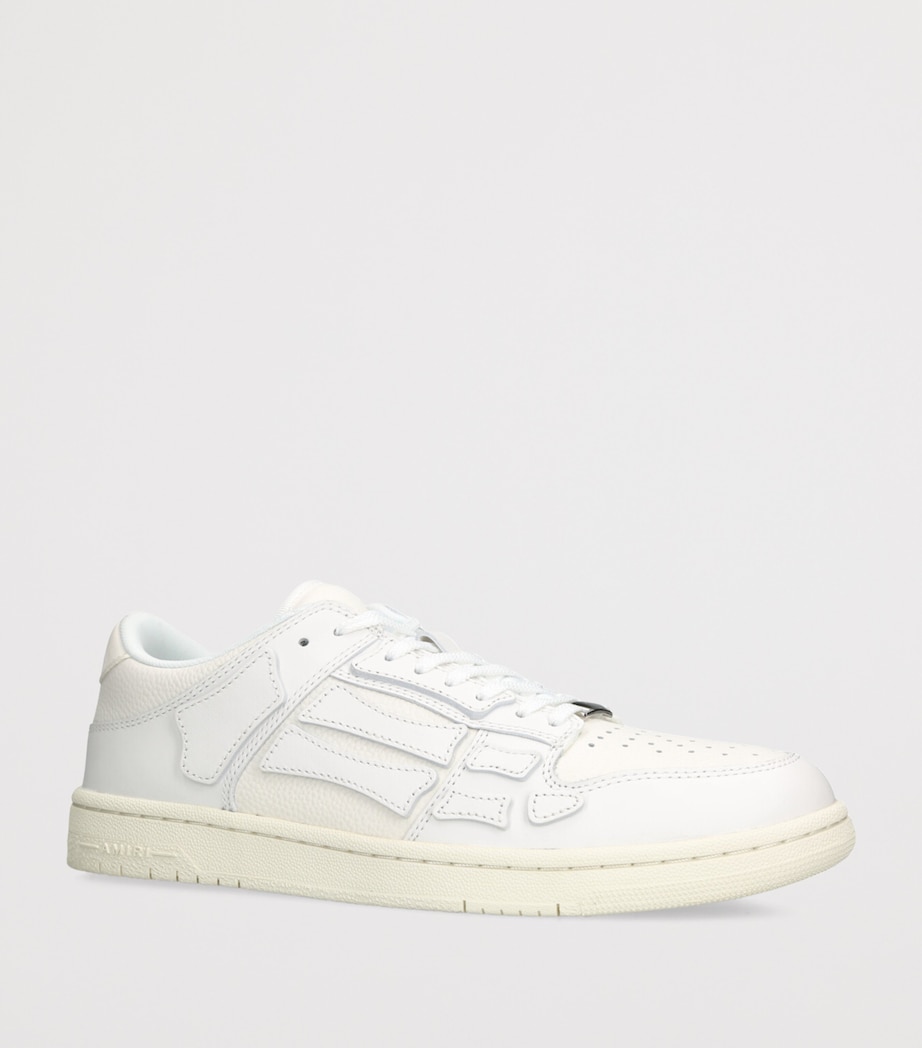 Leather Skel Top Low Sneakers BONE Image 3