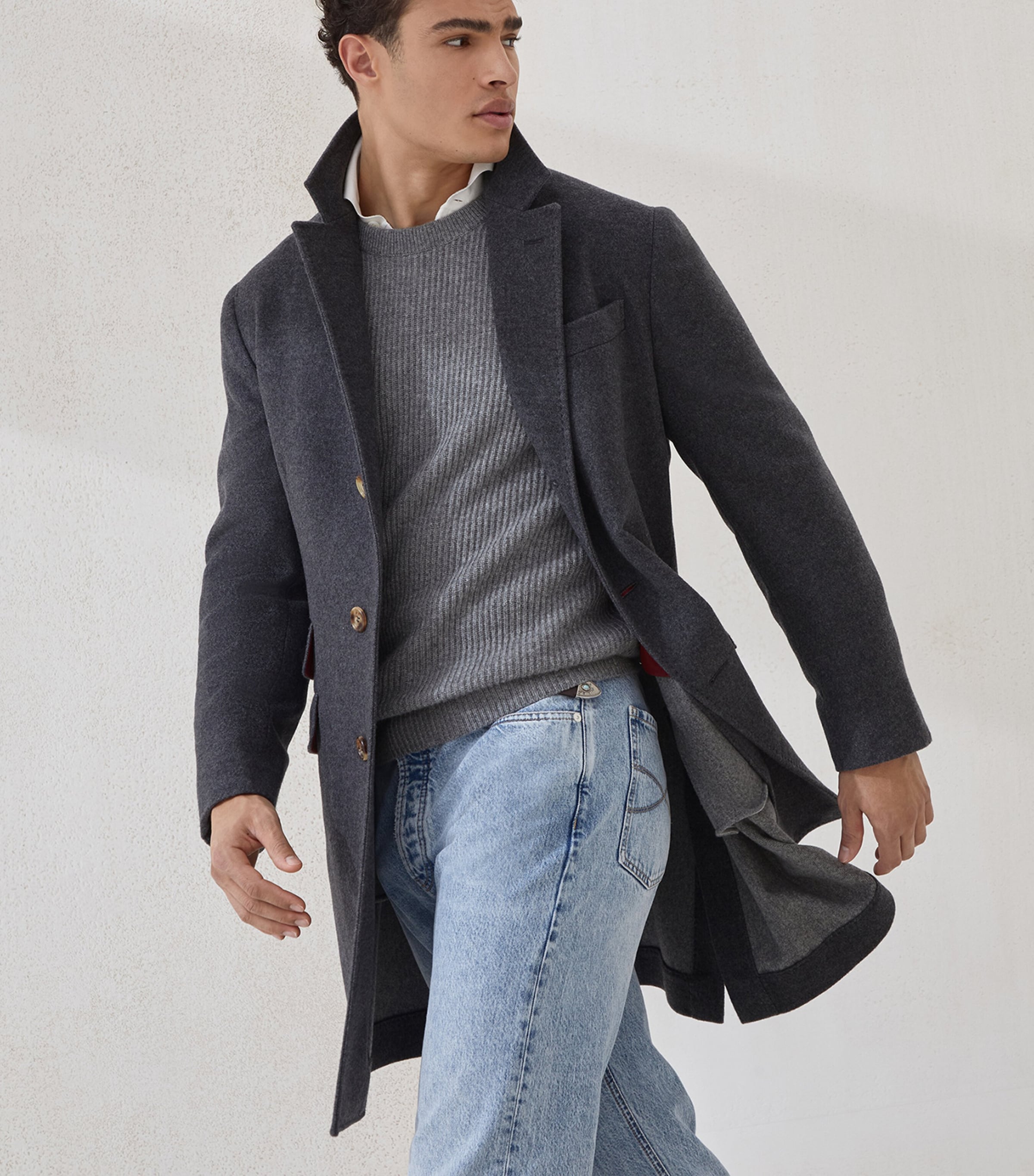 Cashmere Ribbed Sweater CY836 Image 5