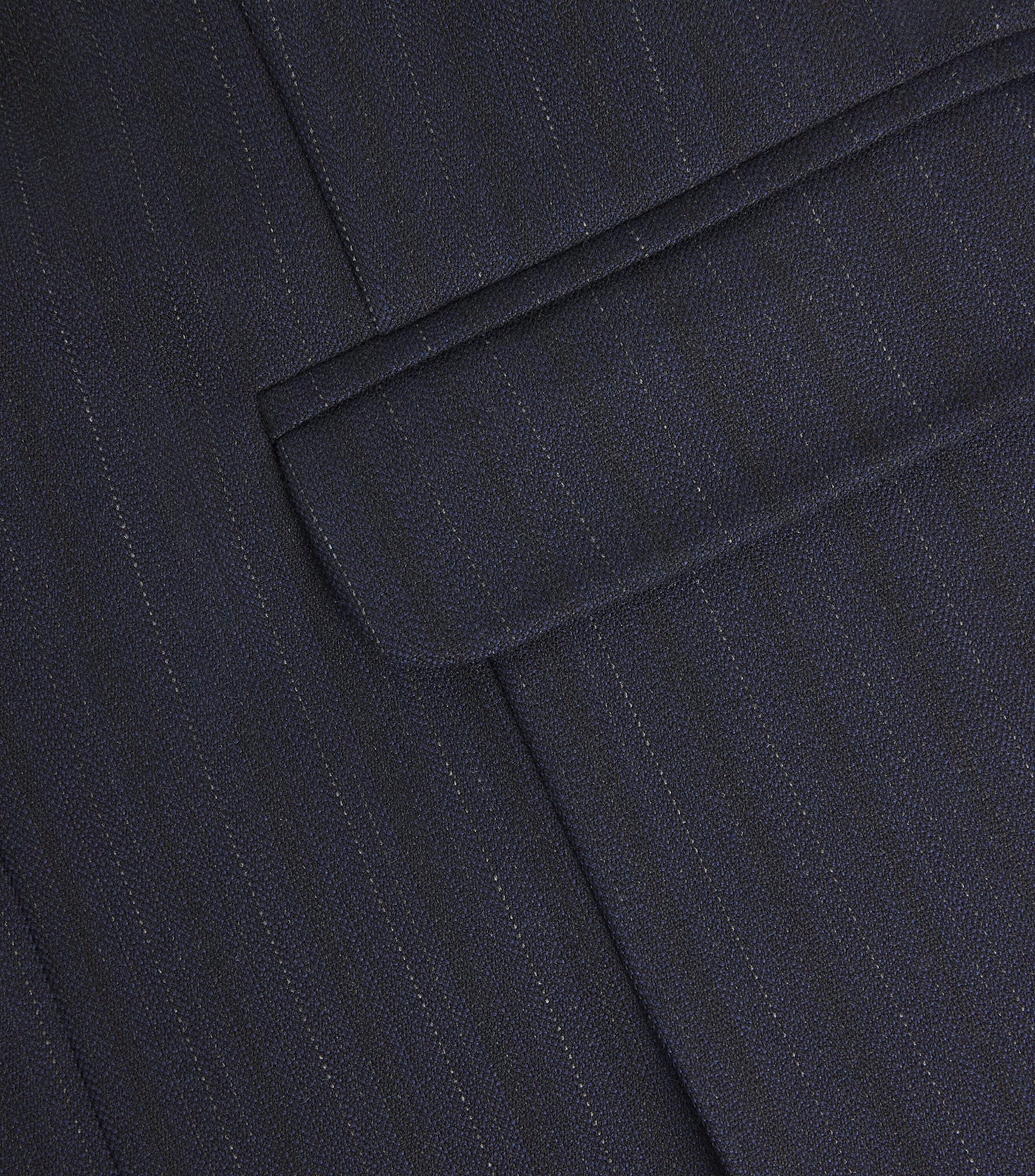 Pinstripe Pleated Mini Dress DUAL-COLOR Image 5